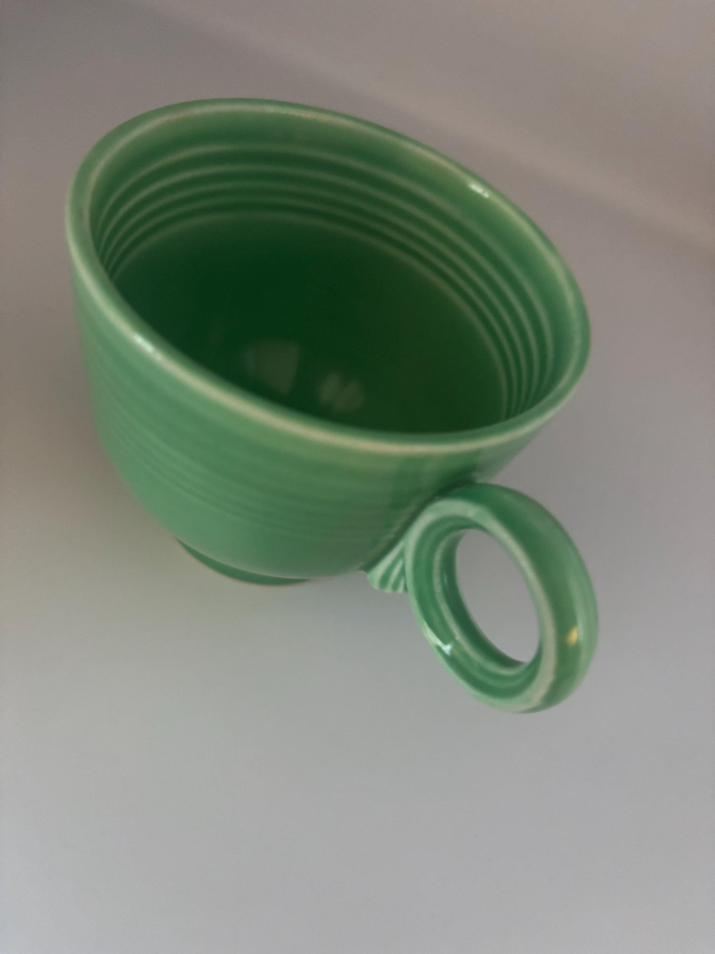 Fiesta Ware Green Coffee Cup, Fiestaware Original Green Homer Laughlin, Lover Antiques and Vintage