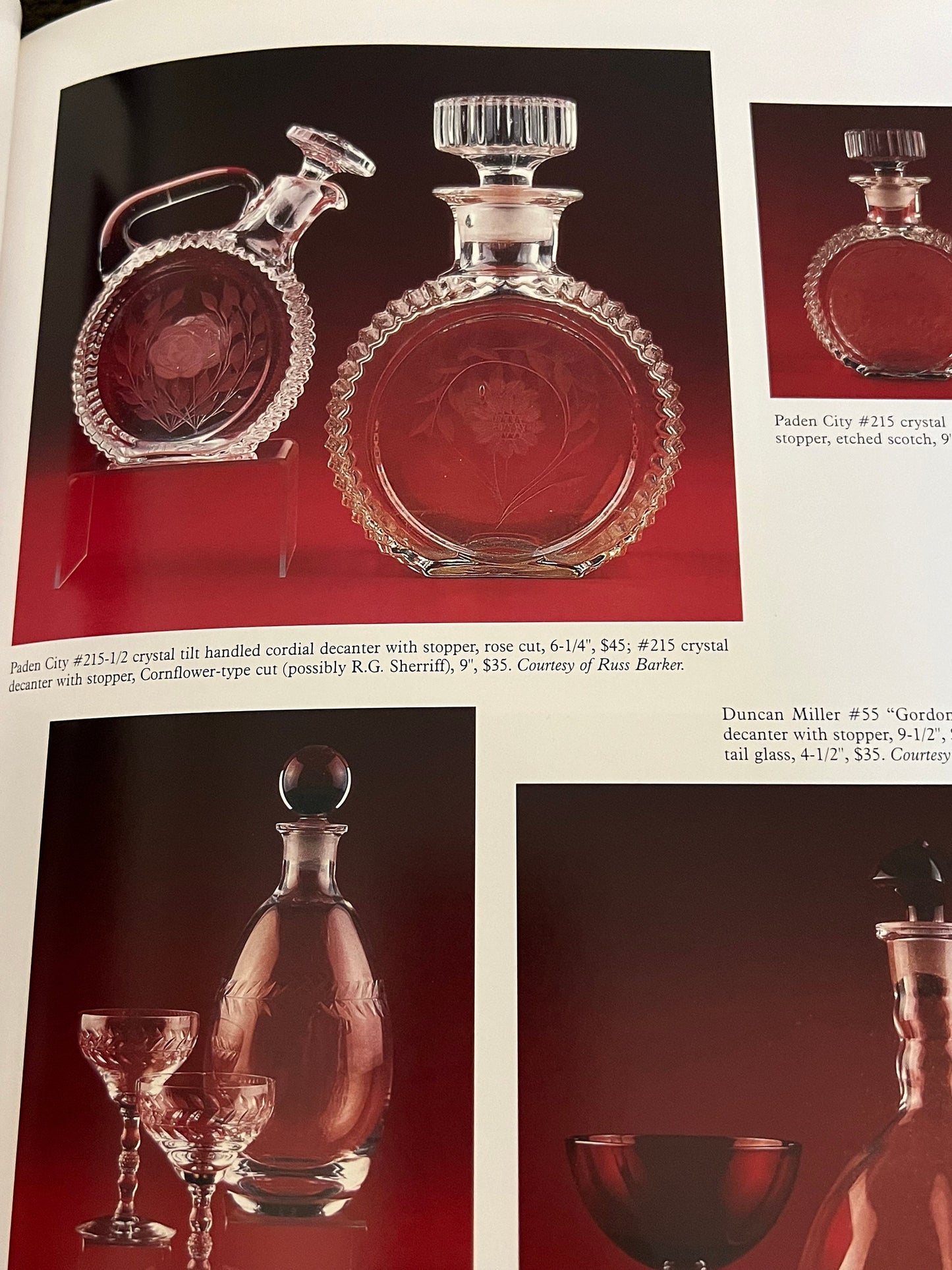 Glass Barware Identification Guide Book: Deco & Beyond by Walter T. Lemiski