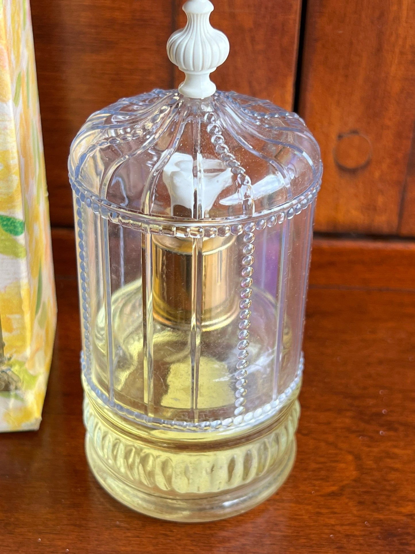 Vintage Avon Song of Love Sweet Honesty Full Bottle 2 ounces Birdcage Bird Cage Birds Perfume Lover Antiques and Vintage