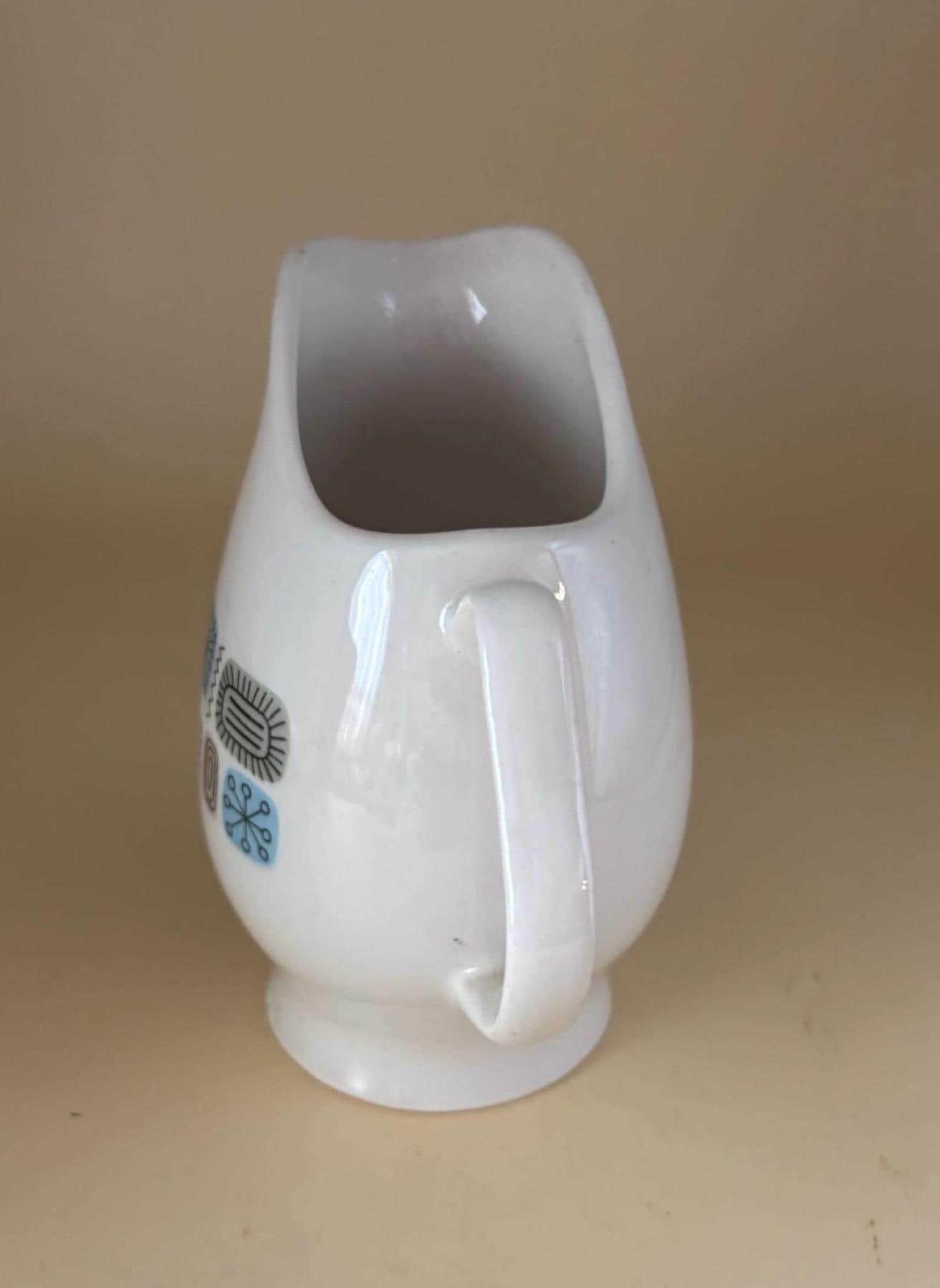 Vintage Canonsburg Pottery Creamer Temporama Design Lover Antiques and Vintage