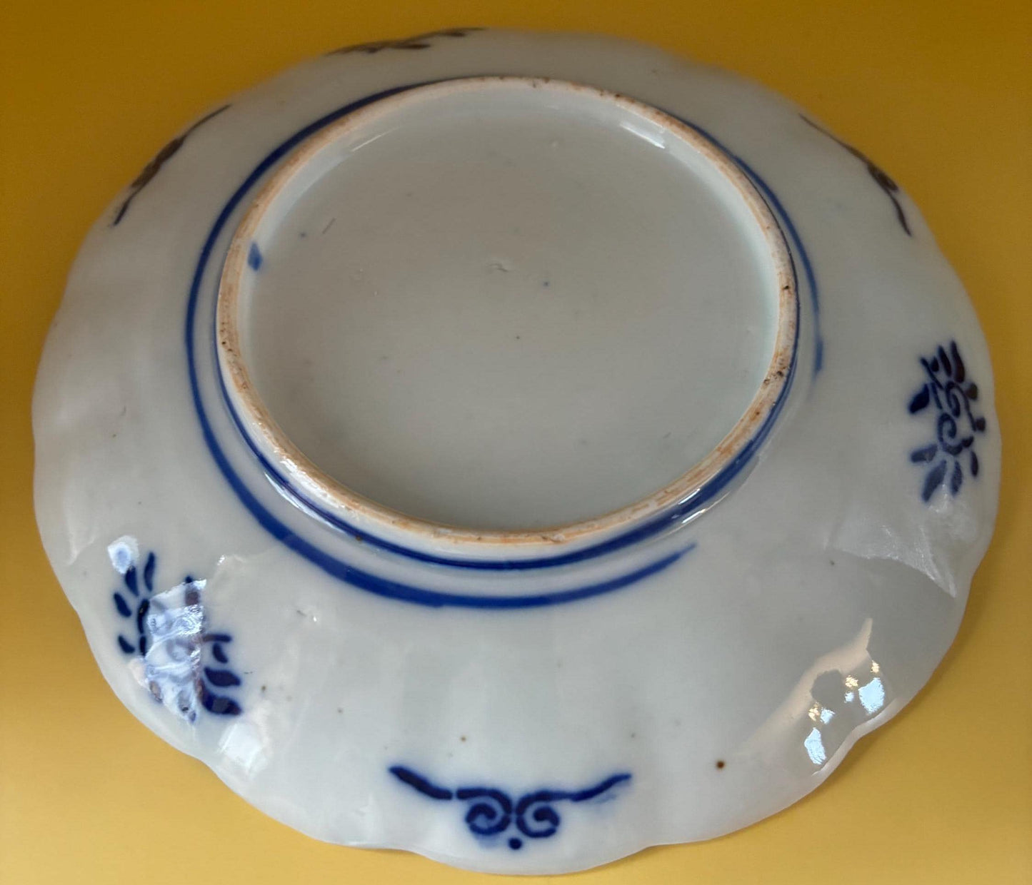 Vintage Blue Flowers Dish Japanese Bowl Very Pretty Made in Japan Lover Antiques and Vintage