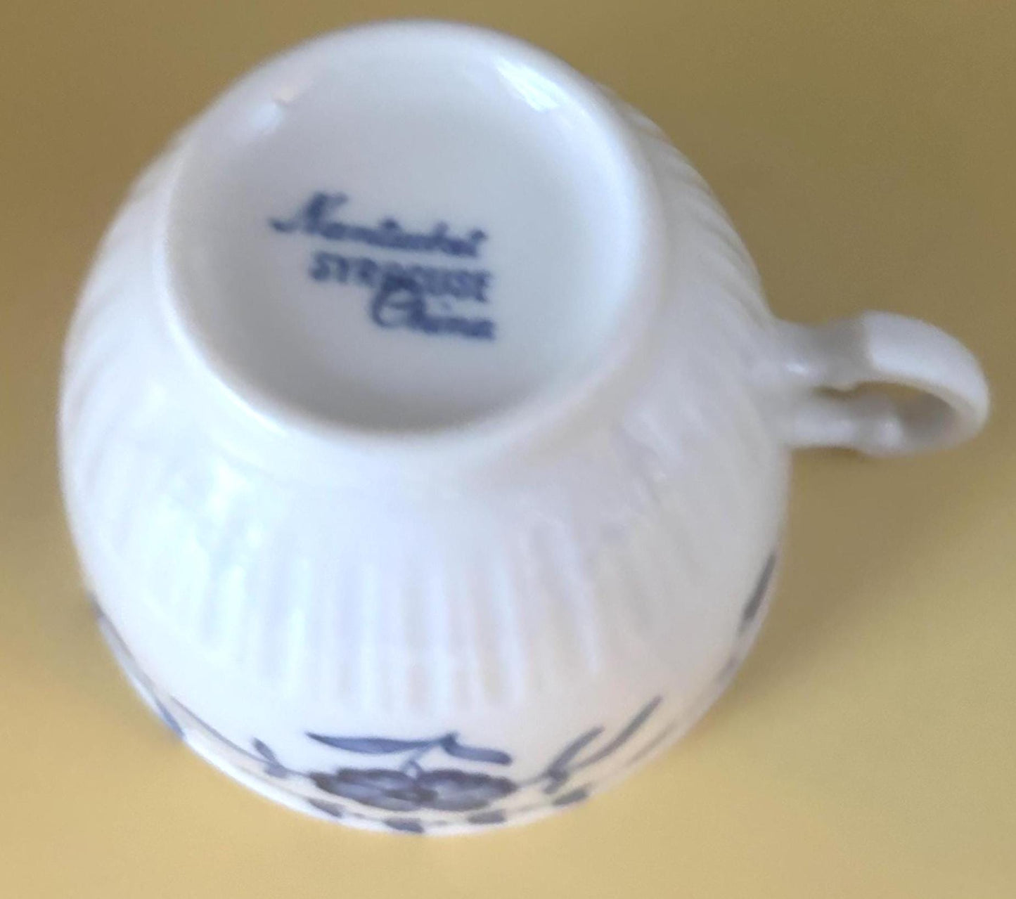 Vintage Nantucket Cup by Syracuse China Blue & White Dishes Lover Antiques and Vintage