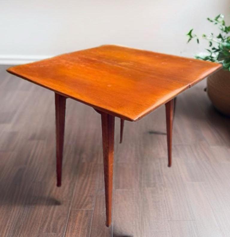 Cushman Colonial Creations Pivot Top Card Table No. 3-35 Game Table with Rotating Top Rustic Original Lover Antiques and Vintage