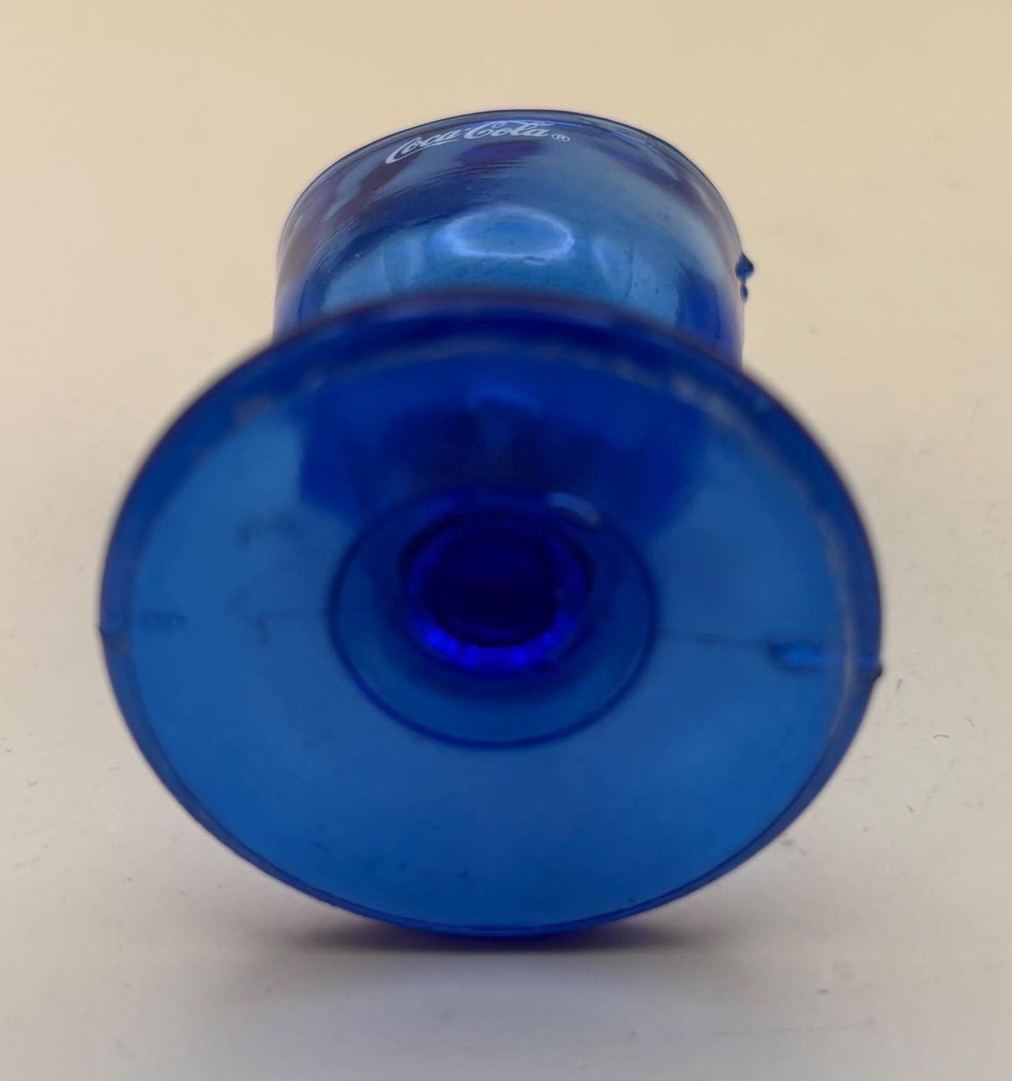 Vintage Coca Cola Cobalt Blue Glass Eye Cup
