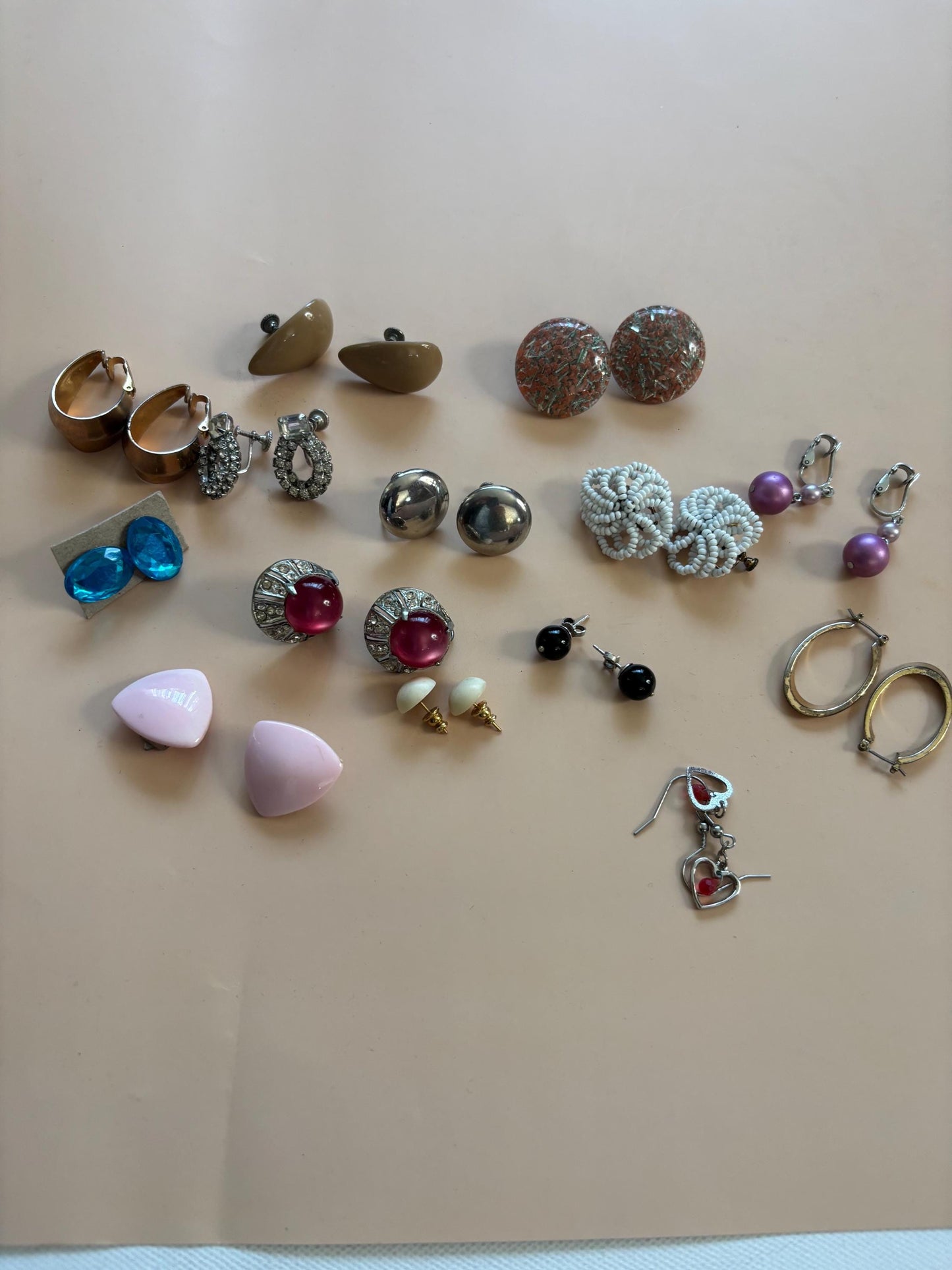 Vintage Earrings Collection Variety Jewelry Lot Lover Antiques and Vintage