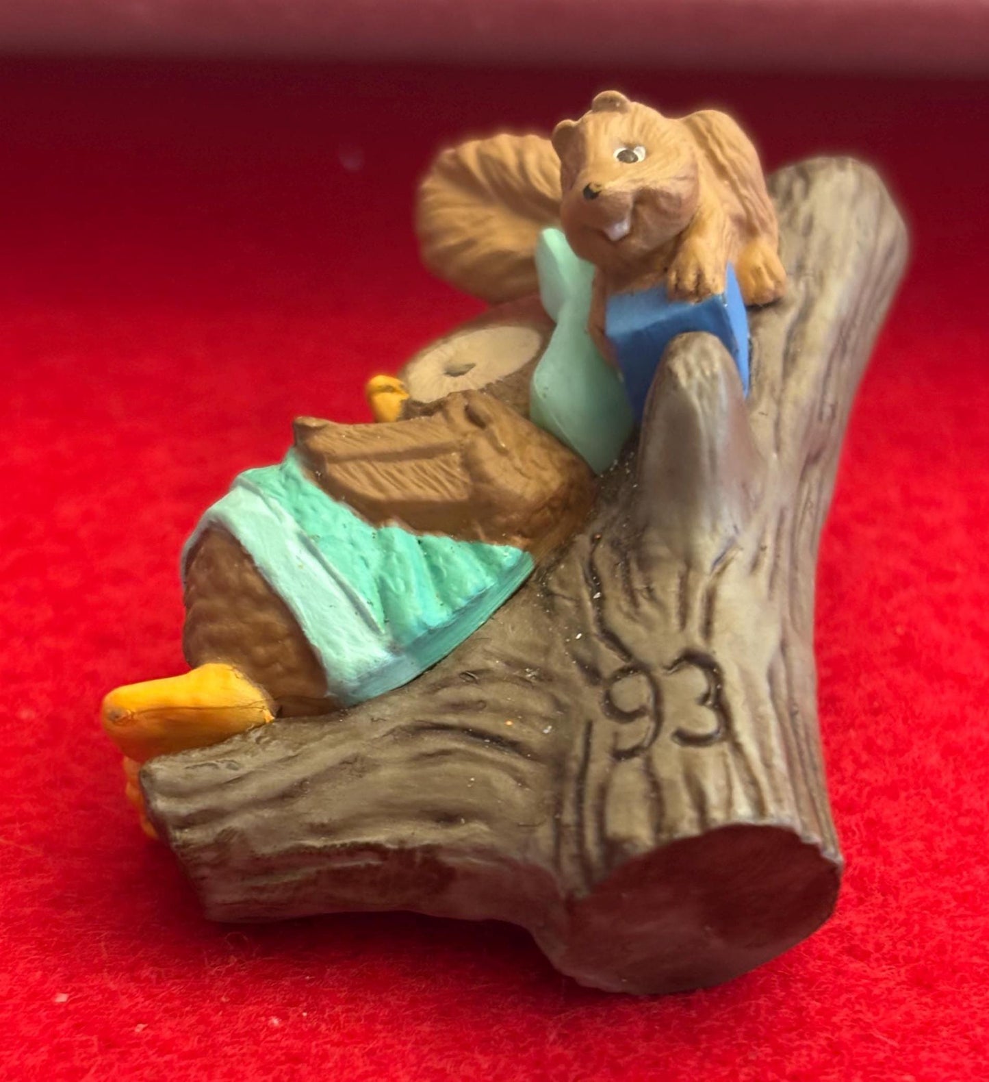 1993 Hallmark Christmas Tree Owliver with Squirrel Ornament, Holiday Decor, Gift for Her