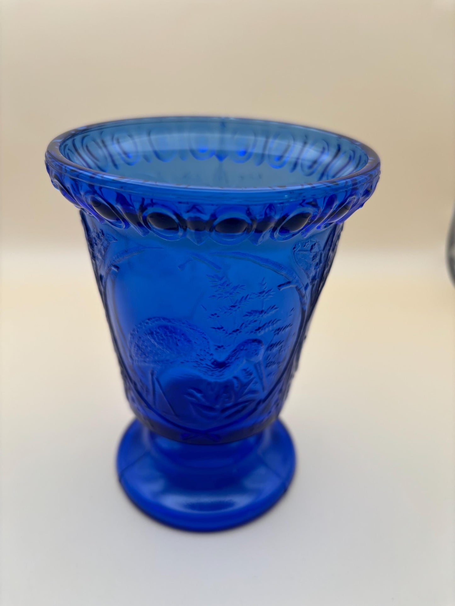 Vintage Cobalt Blue Votive Holder Lover Antiques and Vintage