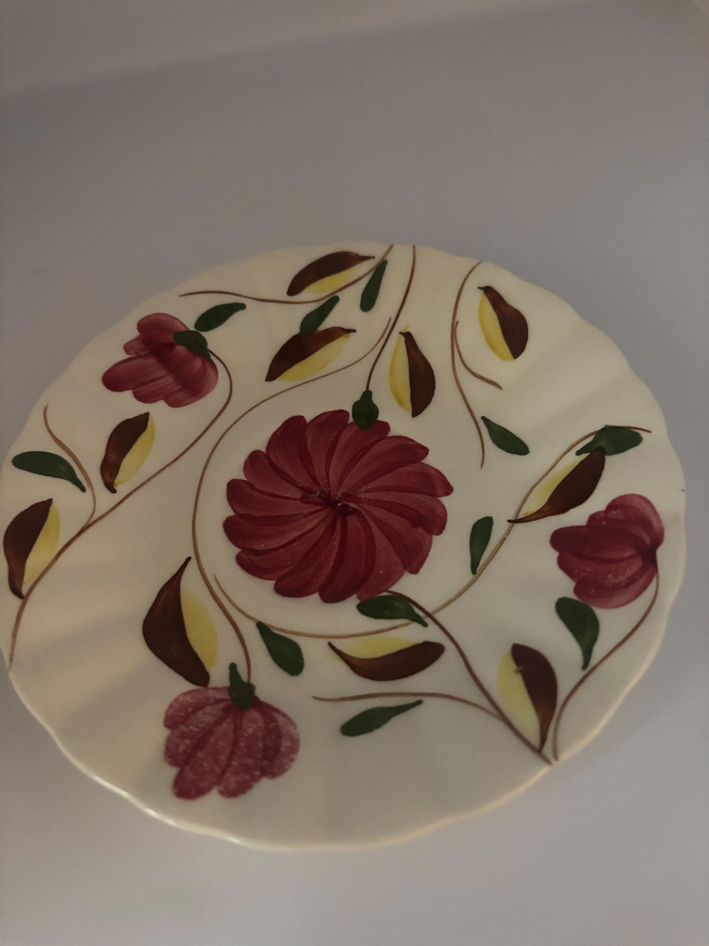 Blue Ridge Southern Potteries Saucer Plate, Laura Collection Design, Lover Antiques and Vintage