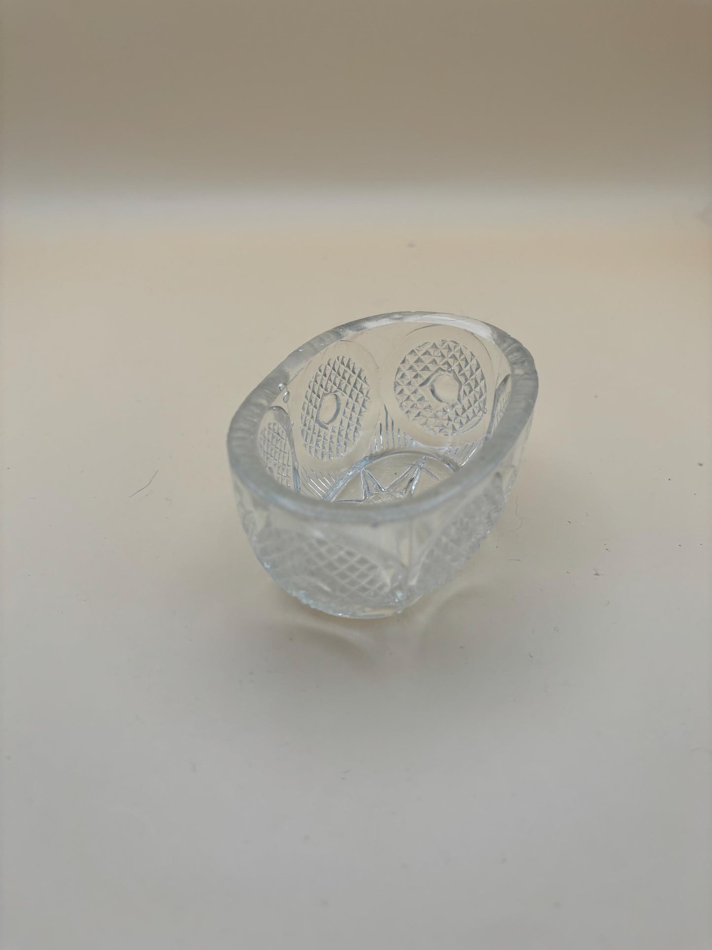 Vintage Small Crystal Bowl with Sunburst Design on Bottom Lover Antiques and Vintage