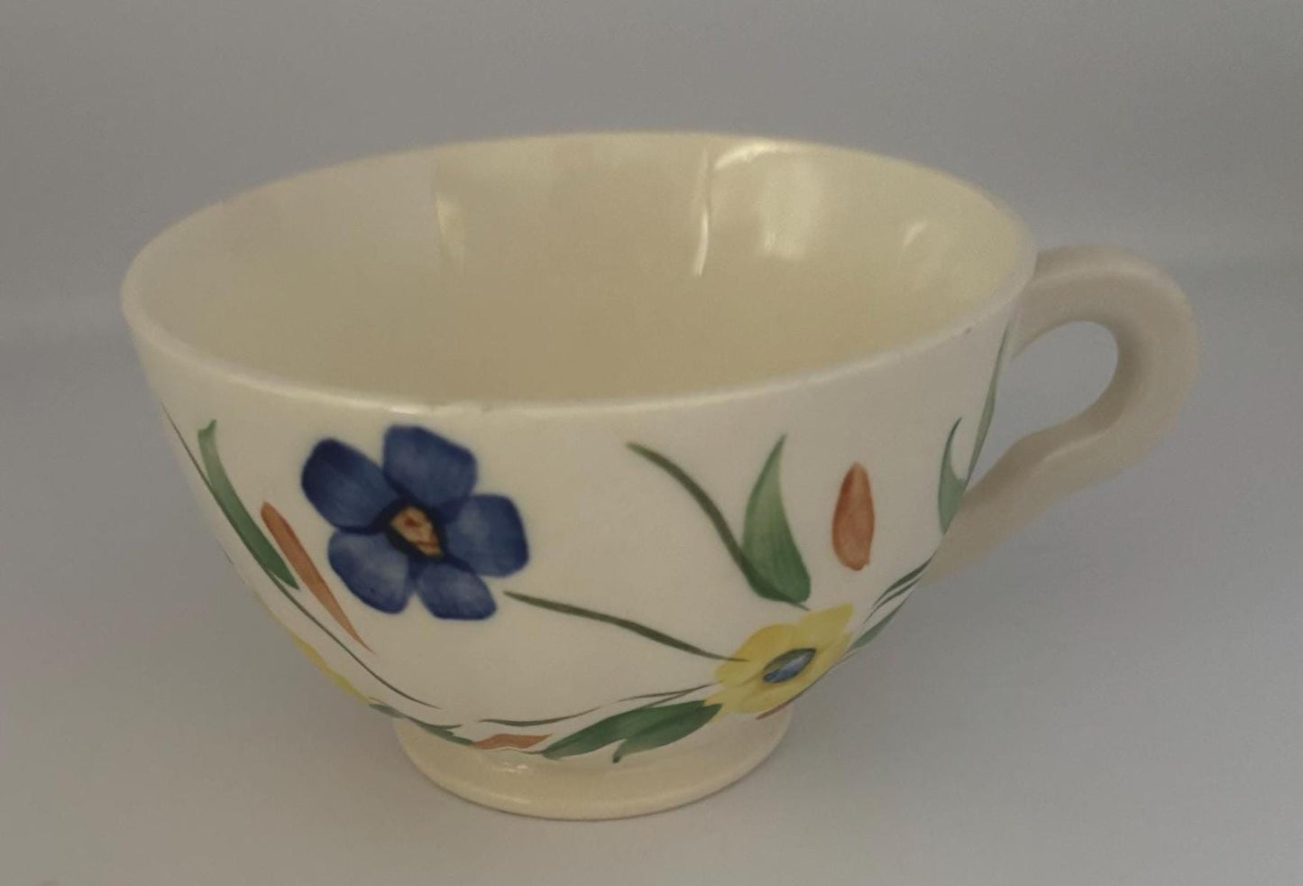 Blue Ridge Southern Potteries Coffee Mug, Summer Flowers Teacup, Lover Antiques and Vintage