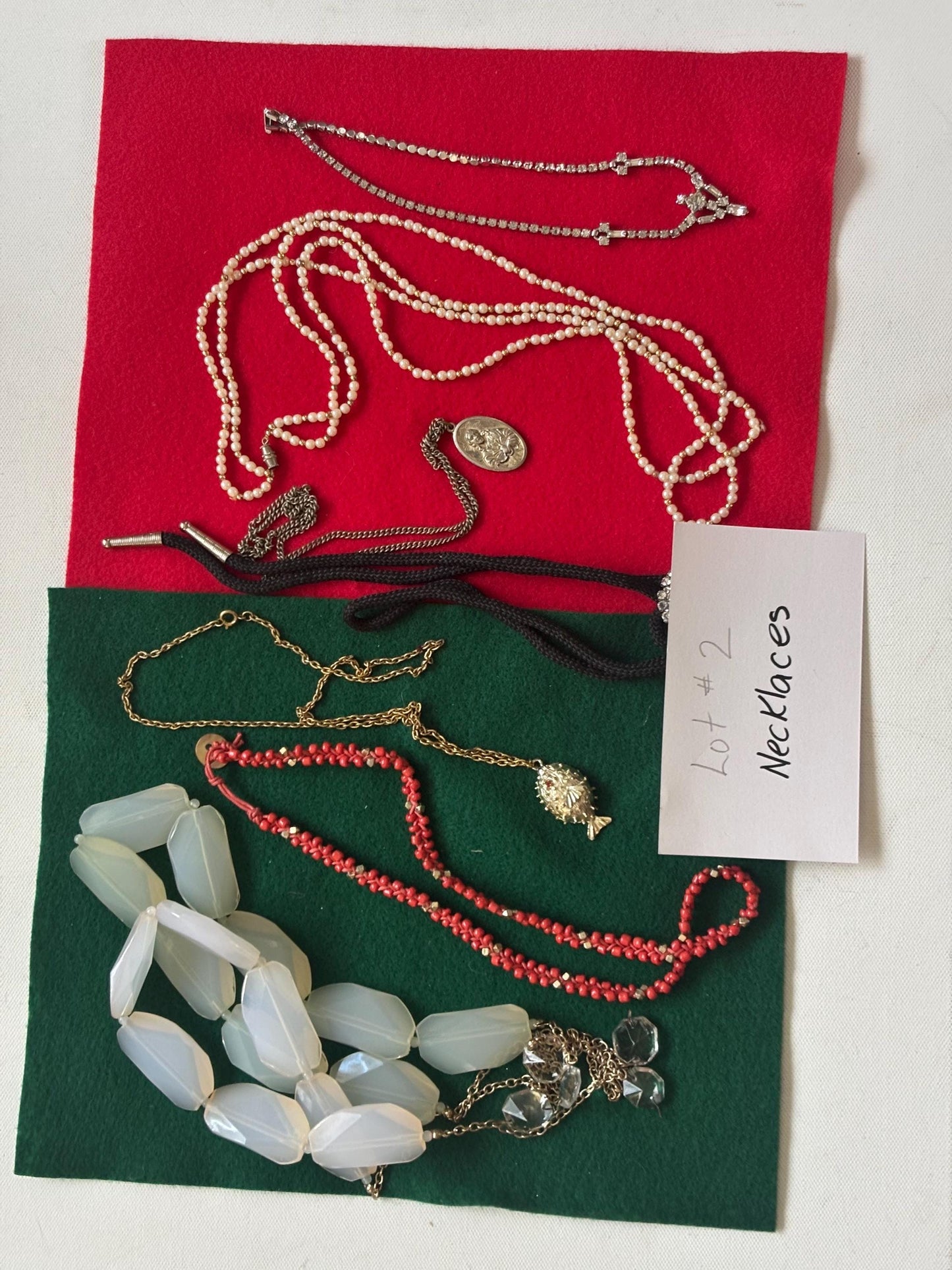 Vintage Necklaces Collection Variety Jewelry Lot Lover Antiques and Vintage