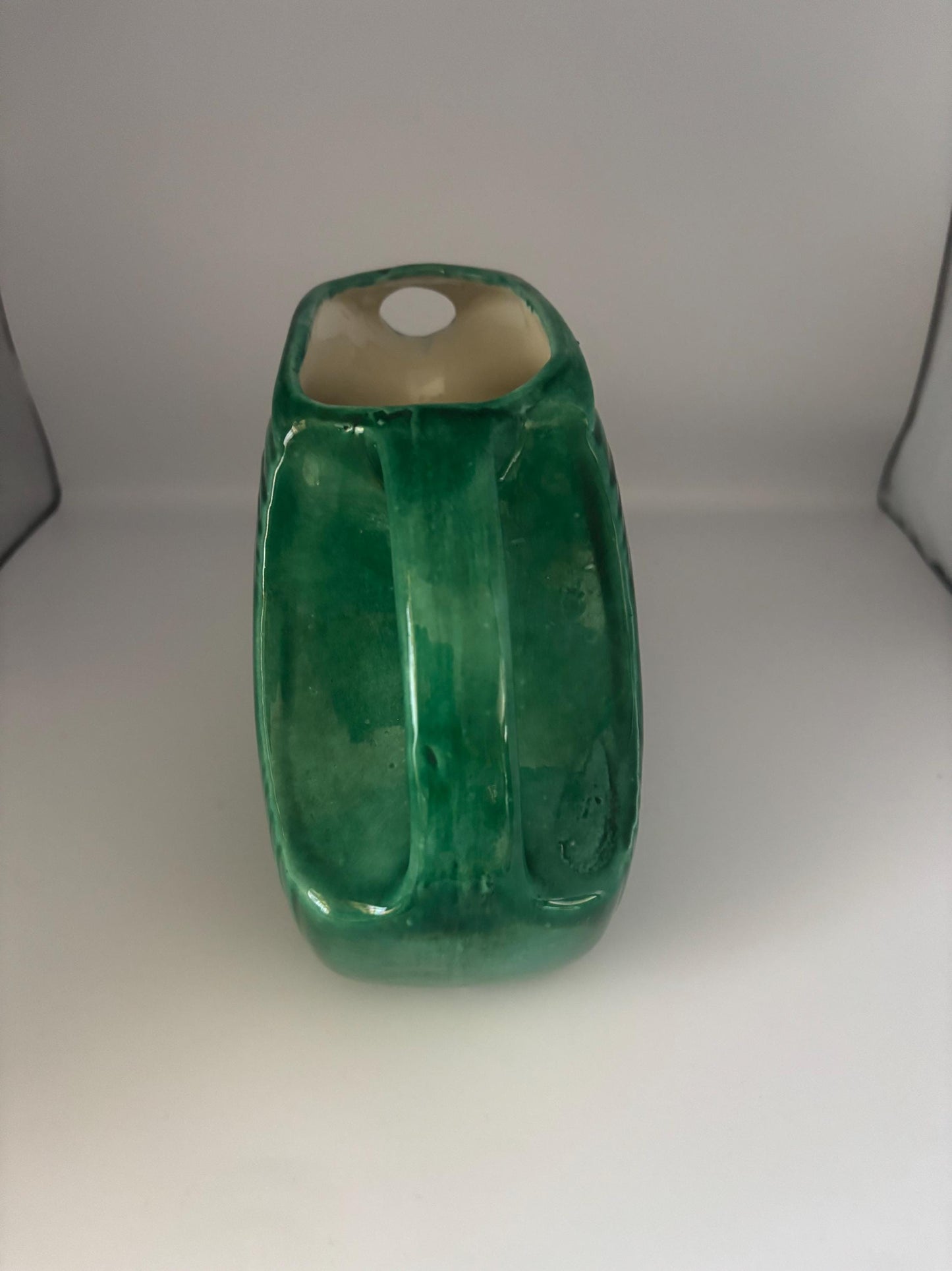 Fiesta Disk Pitcher, Fiestaware Forest Green Homer Laughlin, Lover Antiques and Vintage
