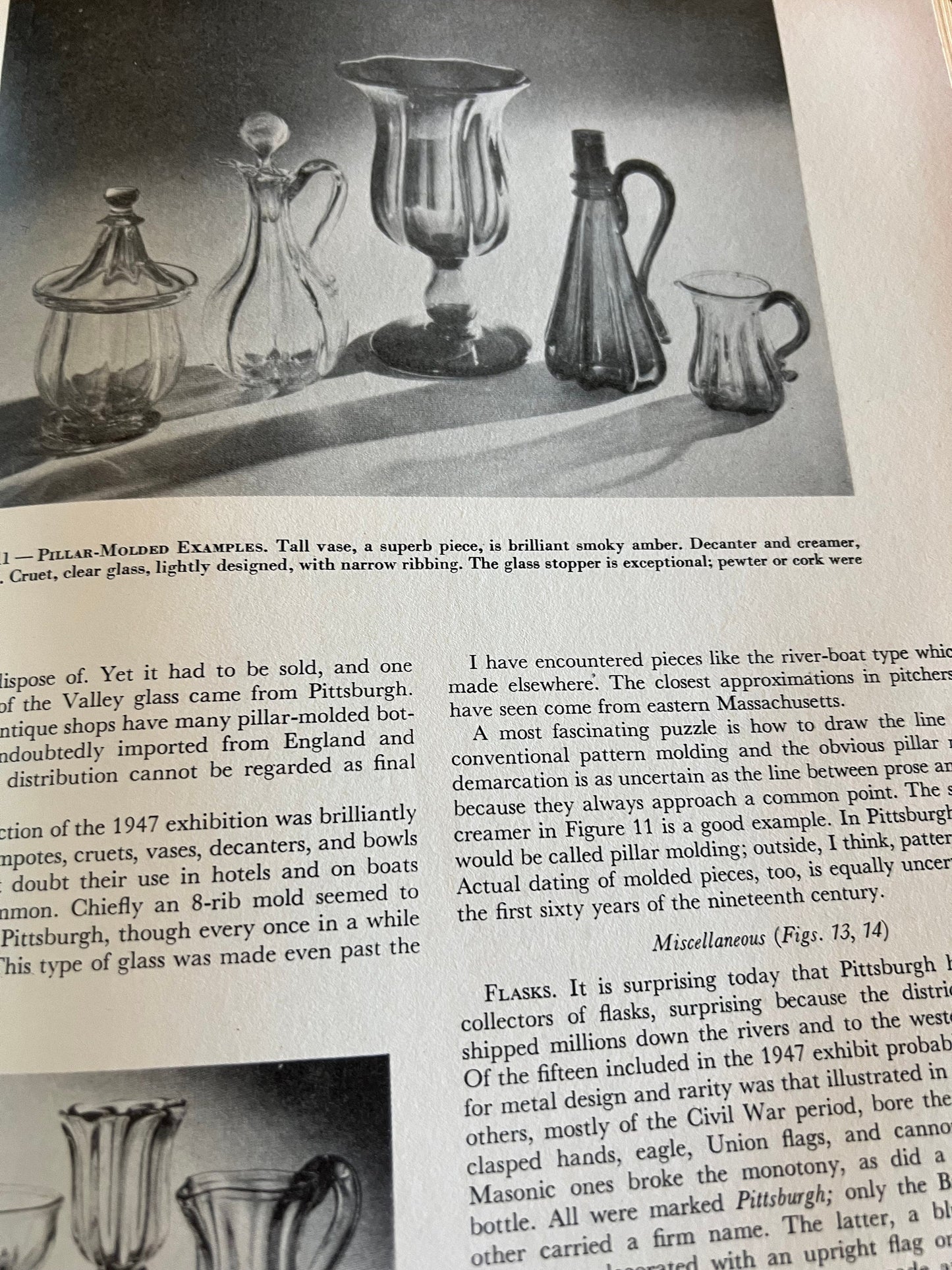 America Glass Volume I Blown and Molded and Volume II Pressed and Cut Book, American Glass Guide, Glass Book, Lover Antiques and Vintage