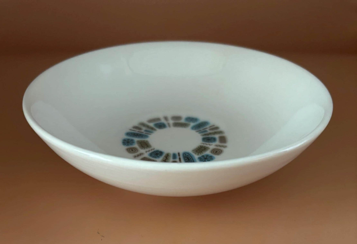 Vintage Canonsburg Pottery Dessert or Salad Bowl Temporama Design Lover Antiques and Vintage