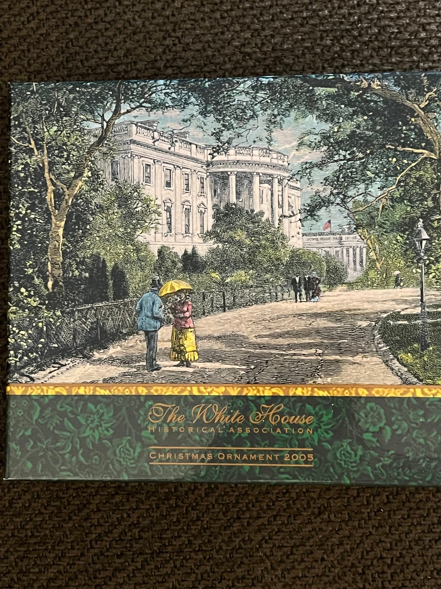 White House Historical Ornament 2005: President Garfield, South Front View