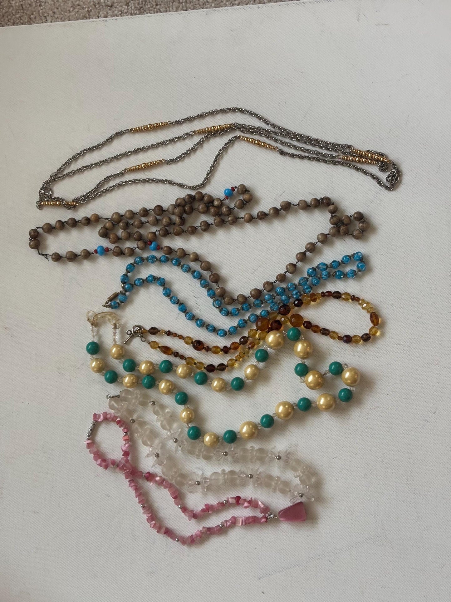 Vintage Necklaces Collection Variety Jewelry Lot Lover Antiques and Vintage
