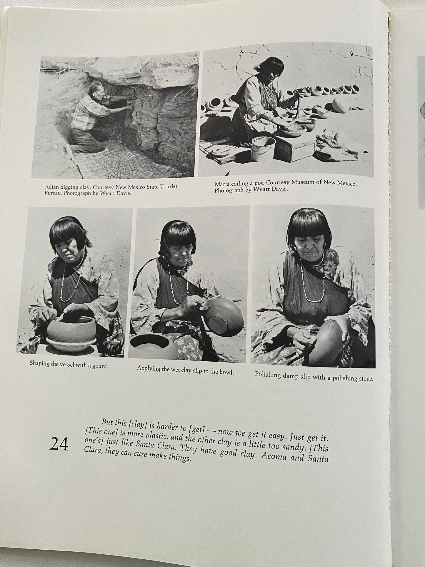 Maria the Potter of San Ildefonso Book: Indian Pottery Guide, 1979 Vintage