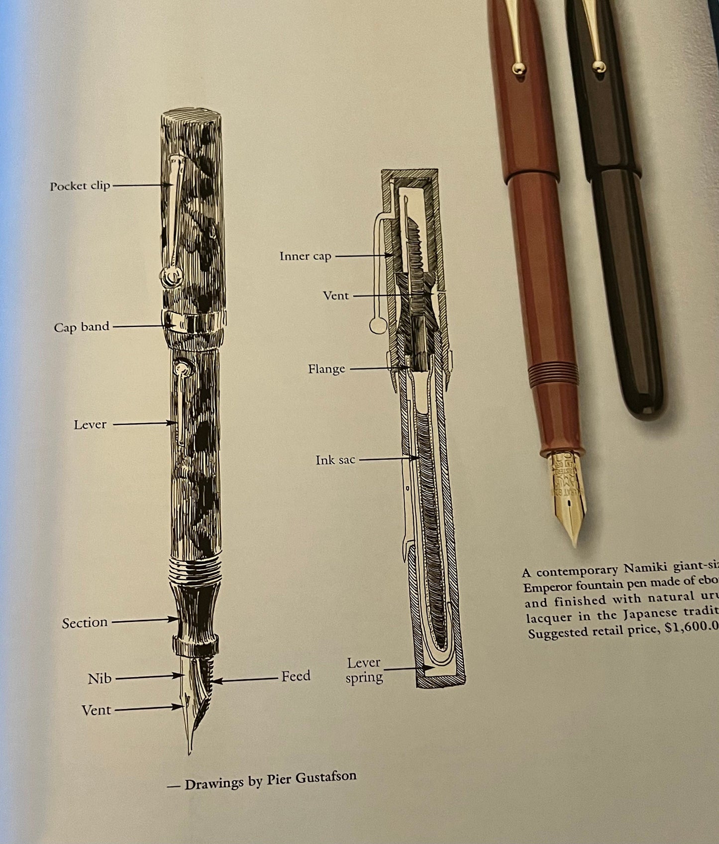 Vintage Fountain Pens Identification & Value Guide Book by Paul Erano