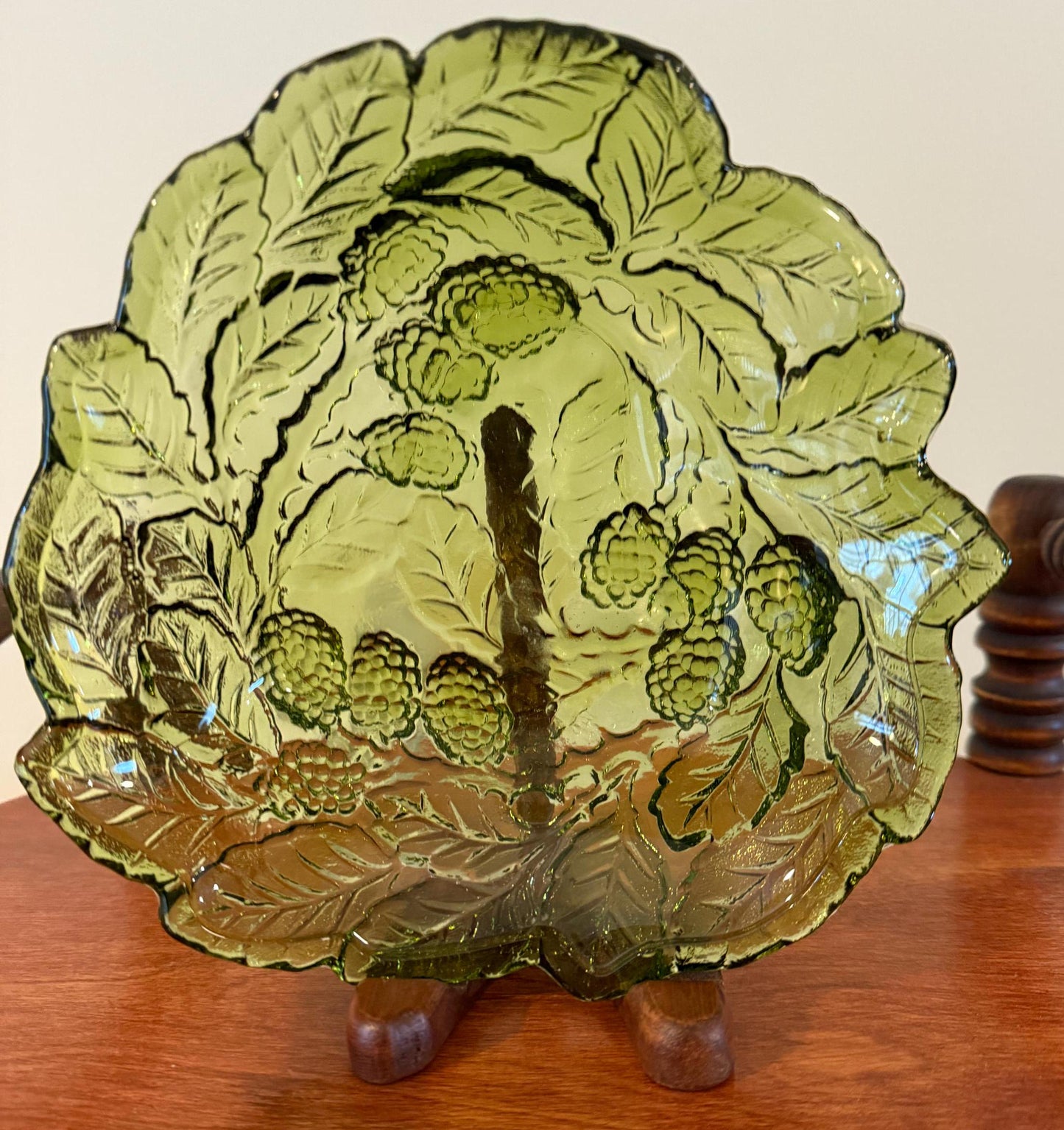 Green Glass Bowl Trinket Dish Avocado Home Decor Unique Gift for Her Green Trinket Dish