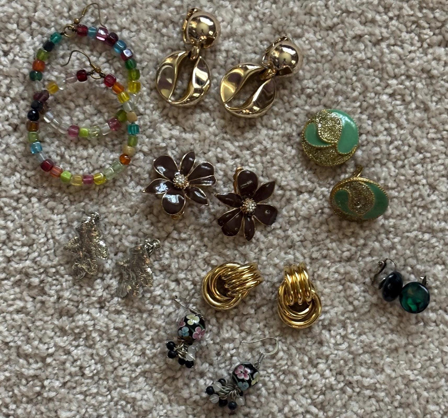 Vintage Earrings Collection Variety Jewelry Lot Lover Antiques and Vintage