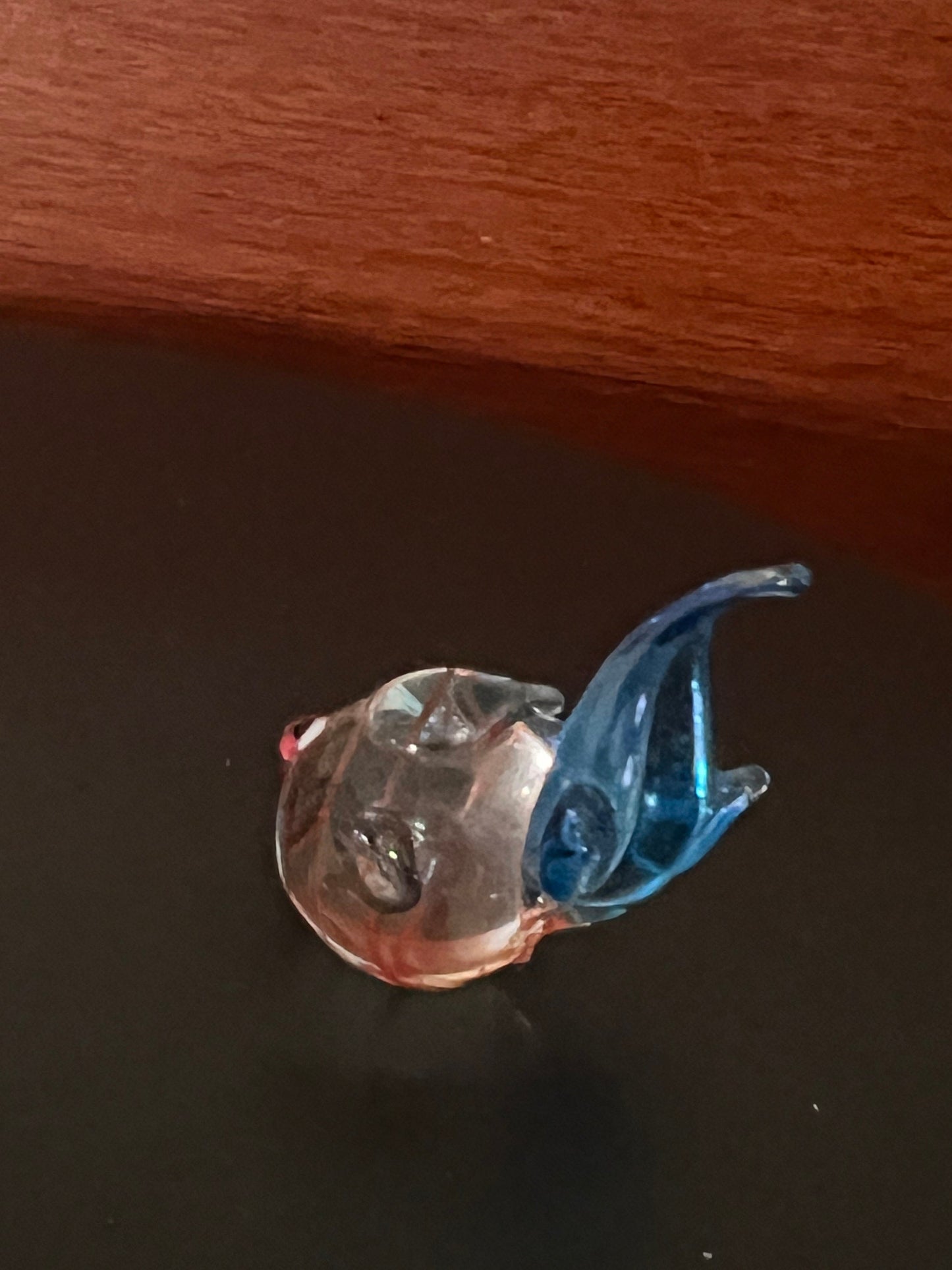 Vintage Crystal Fish Figurine: Mini Under the Sea Glass Art