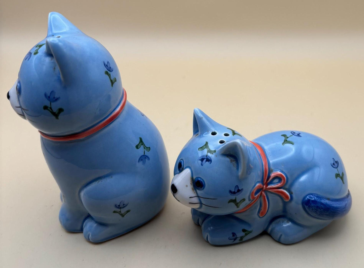 Vintage Otagari Japan Cat Salt & Pepper Shakers Set Lover Antiques and Vintage