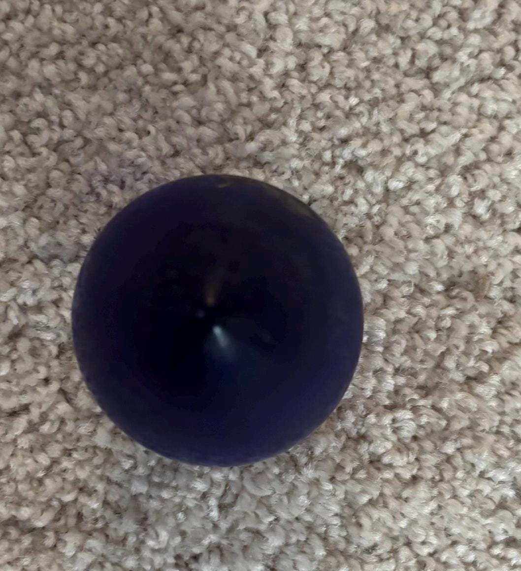 Vintage Cobalt Blue Glass Bulb Cup Replacement for Musical Note Wall Hanging Lover Antiques and Vintage