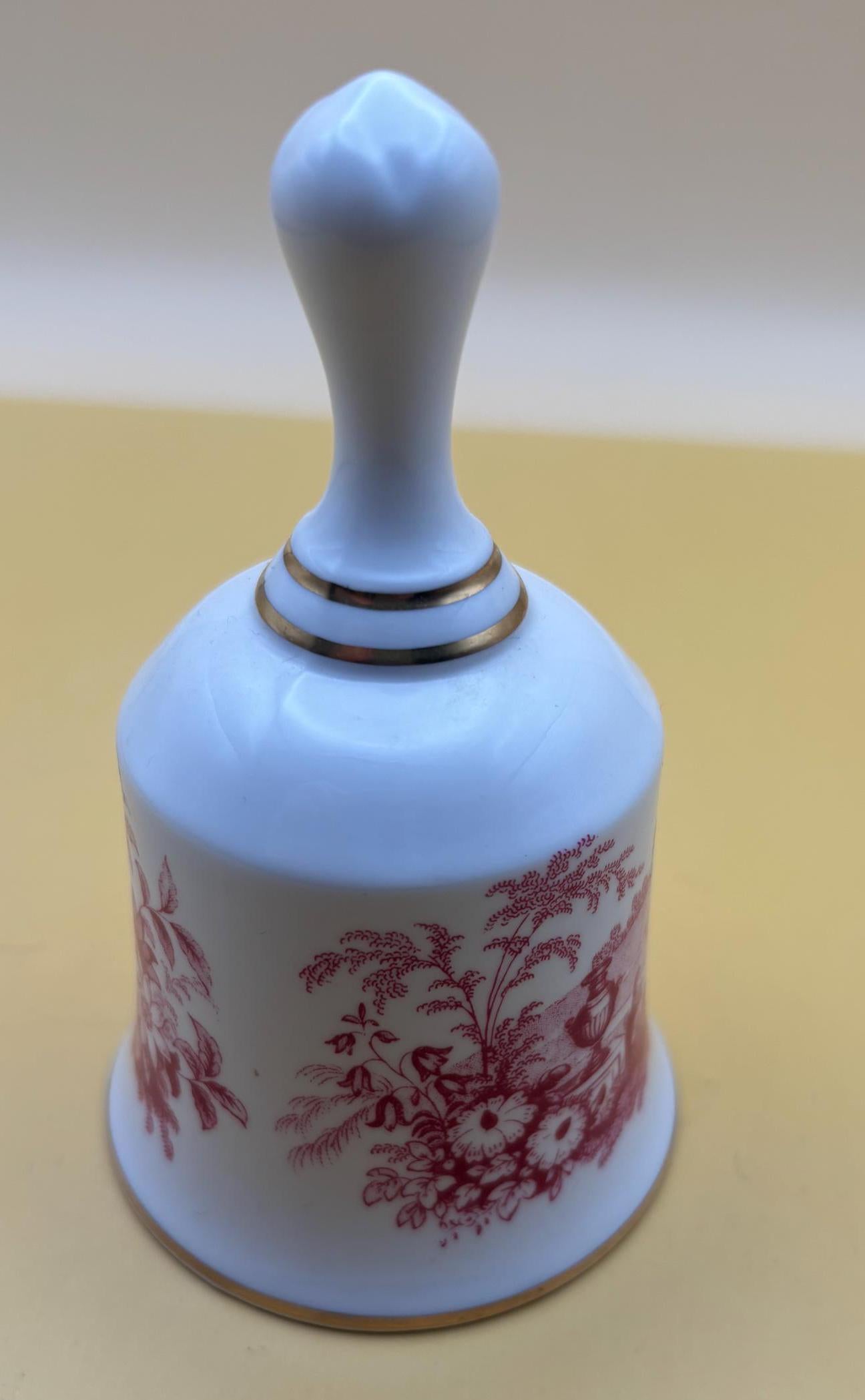 Vintage Spode Bell From England Fine Bone China Floral Design Lover Antiques and Vintage