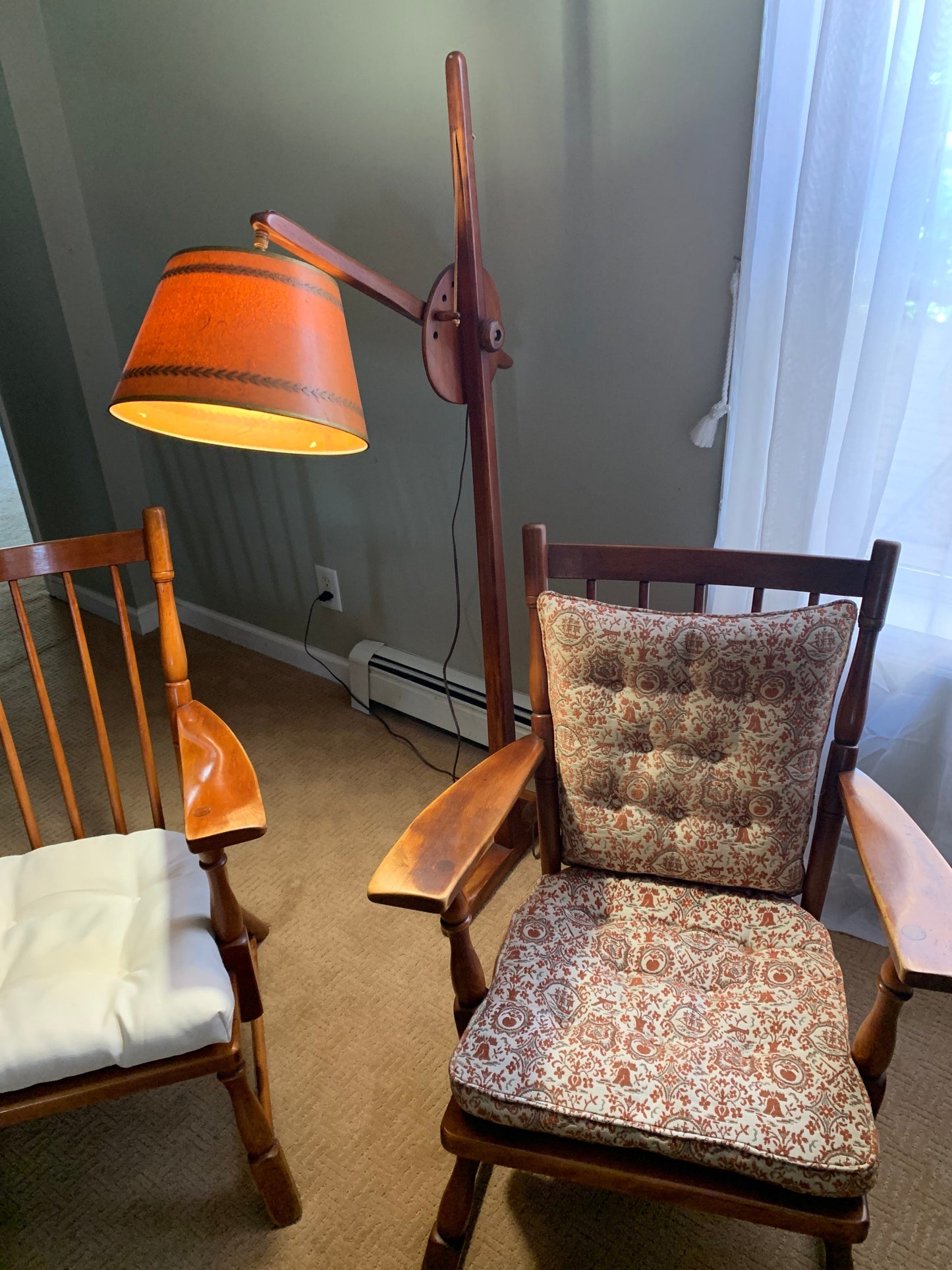 Cushman Colonial Creations Molly Stark Boudoir Chair No. 0183 Mid Century Modern
