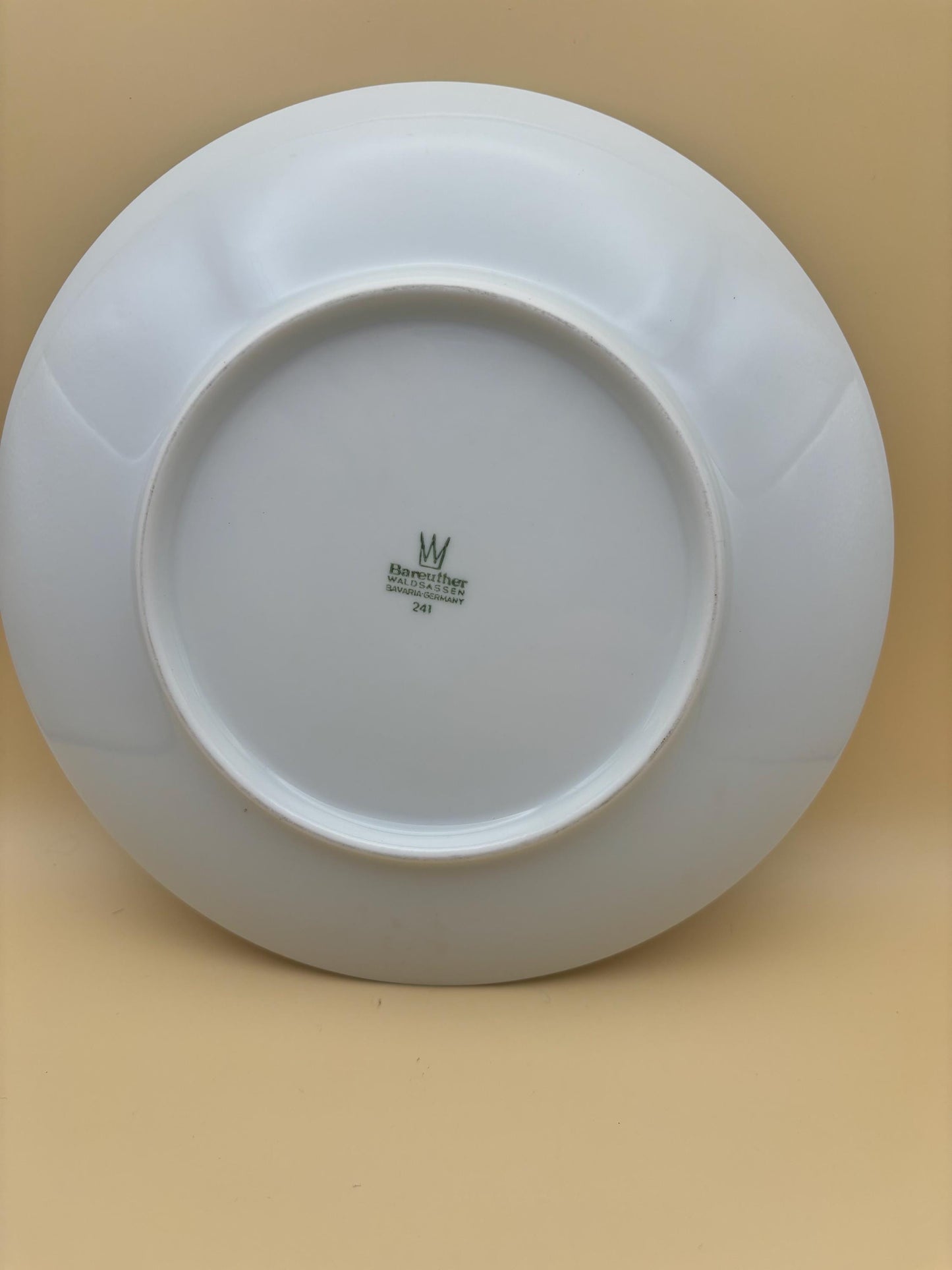 Vintage Bareuther Waldssassen Porcelain Plates and Cup Set Collection of 4 Bavaria Germany Gold Gilding Lover Antiques and Vintage