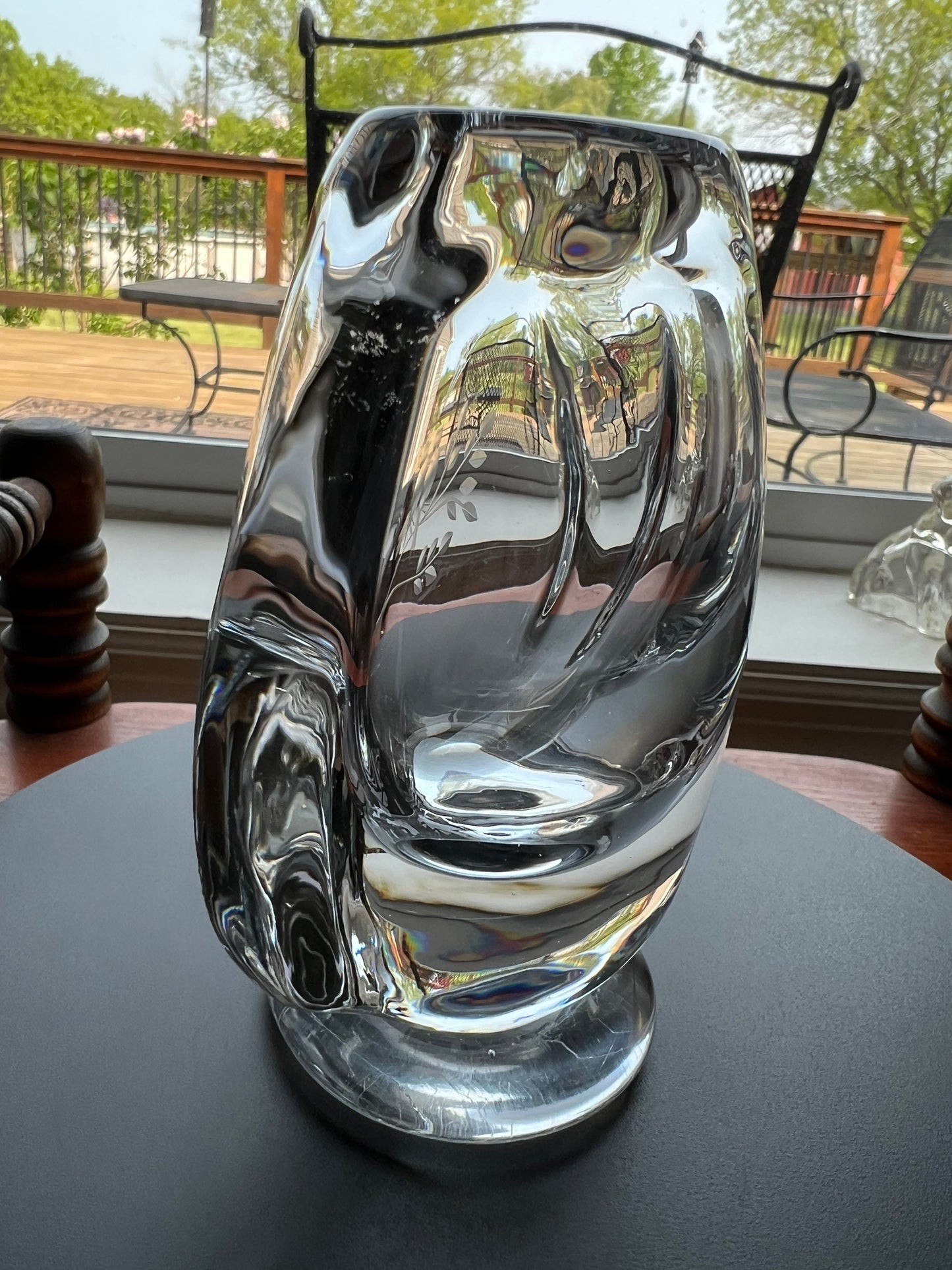 Vintage Kosta Boda Sculpture Art Glass Figurine Lover Antiques and Vintage