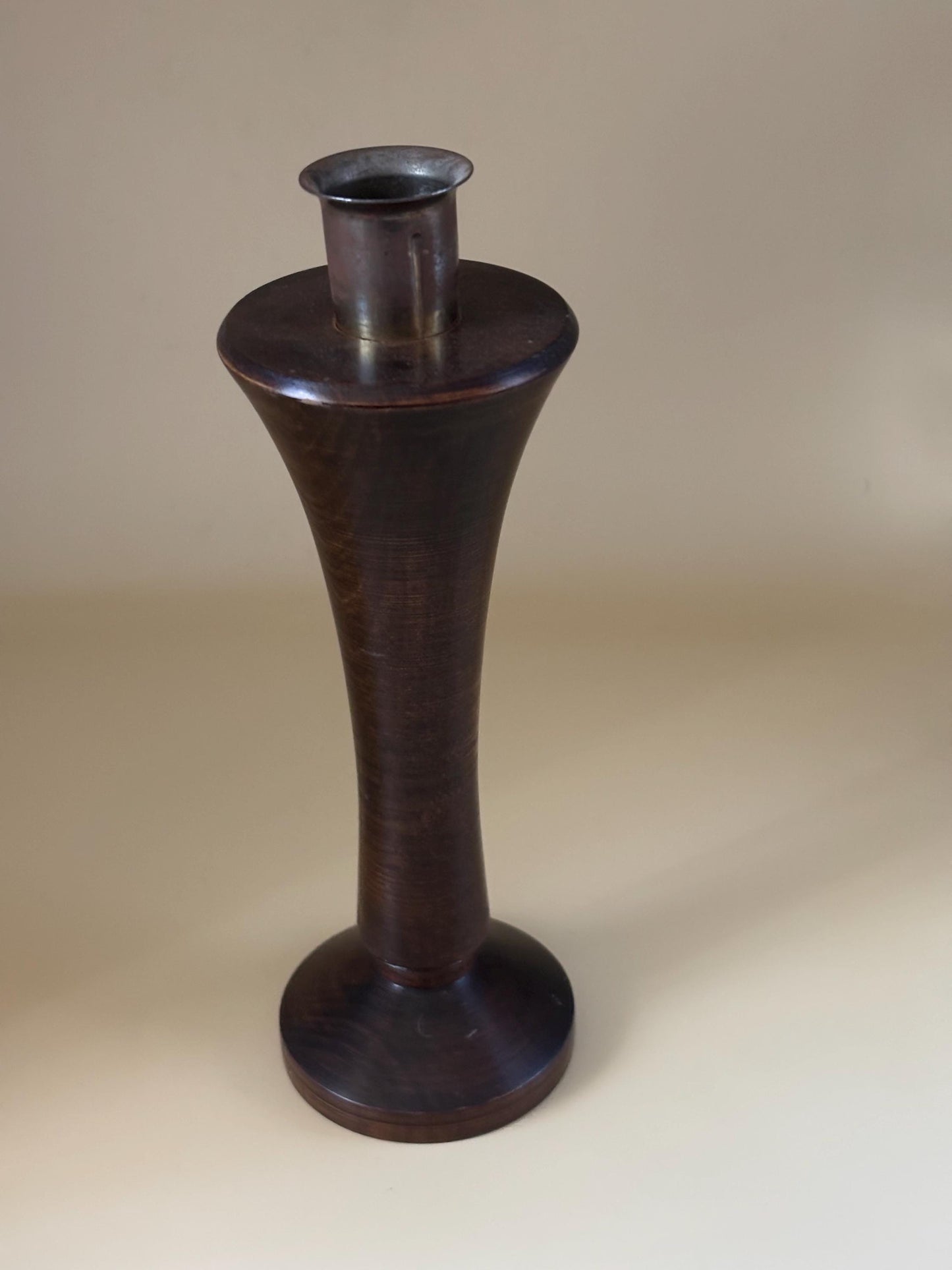 Vintage Loft Bronze Candle Holders Signed L01500 Set of 2 Lover Antiques and Vintage