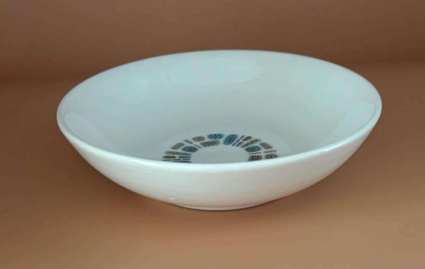 Vintage Canonsburg Pottery Dessert or Salad Bowl Temporama Design Lover Antiques and Vintage
