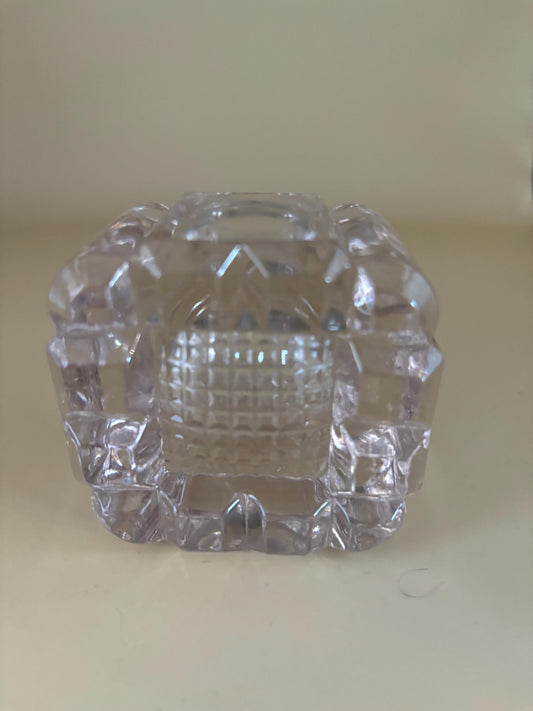 Vintage Alexandrite Glass Ink Well Inkwell Glass Art Vanity Jar Dish Container Lover Antiques and Vintage