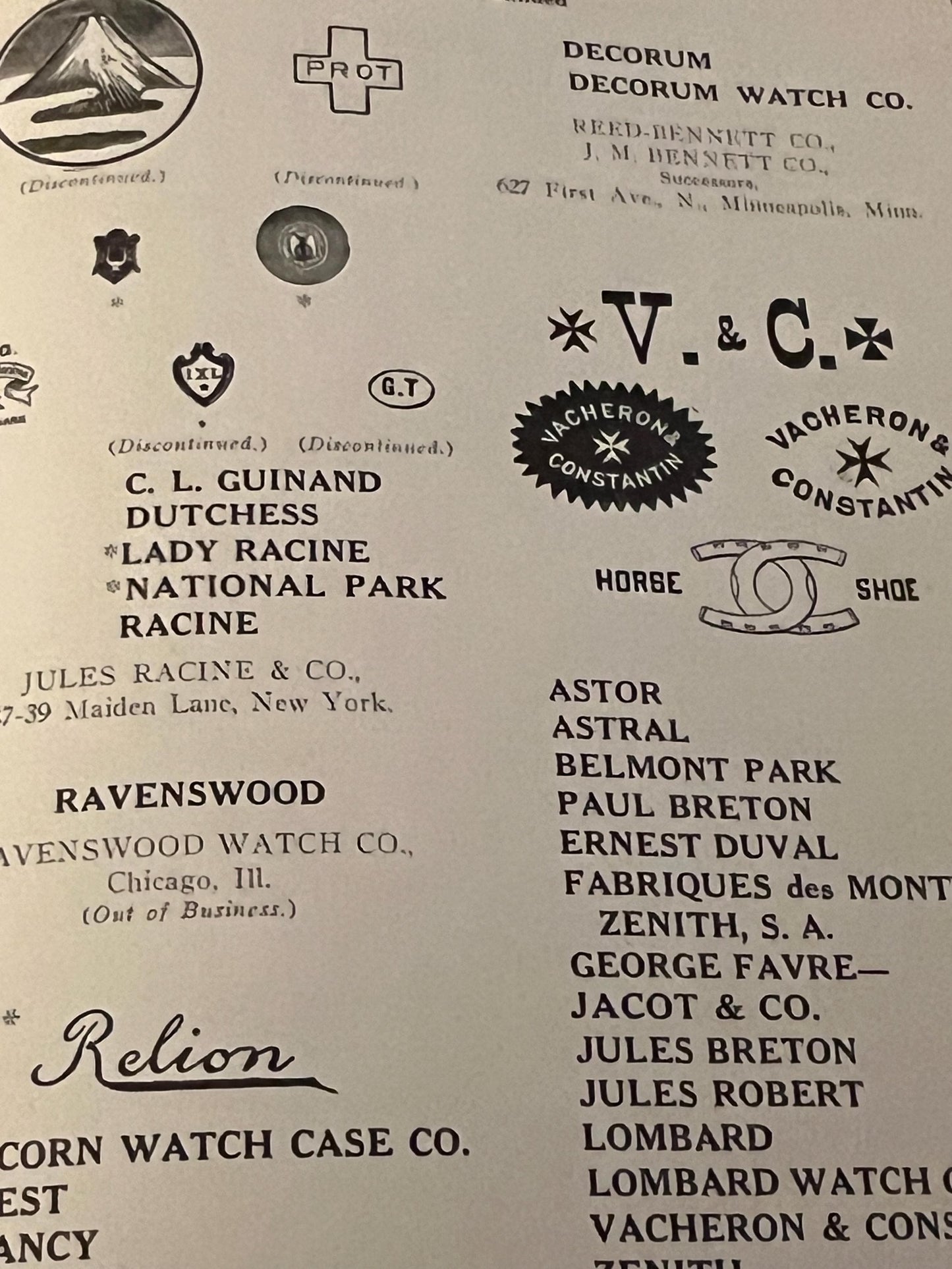 Antique Trademarks of Jewelry Book: 1922 Jewelers Circular Publishing