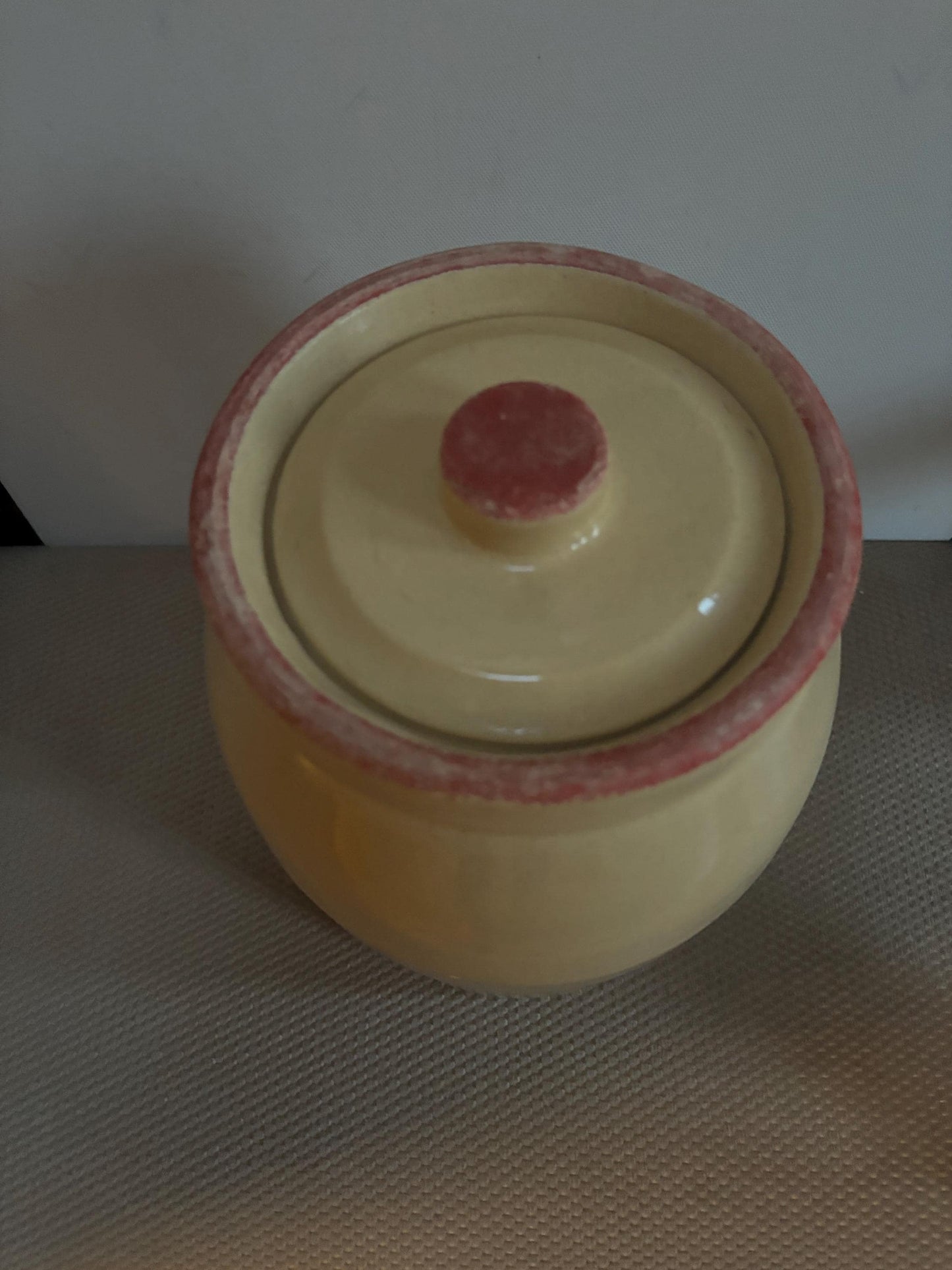Vintage Redwing Stoneware Ceramic Pottery Cookie Jar or Planter Lover Antiques and Vintage