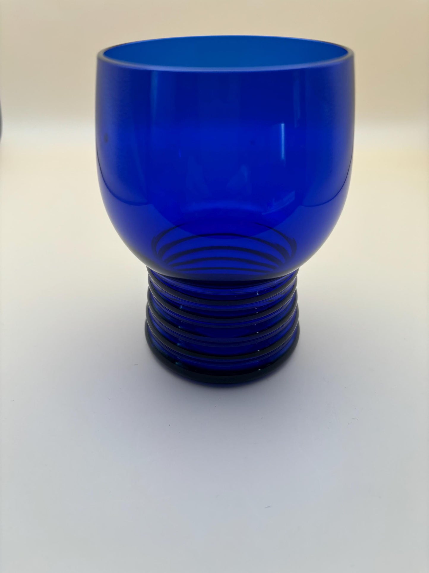 Vintage Imperial Glass Cobalt Blue Set of 4 Glasses Lover Antiques and Vintage