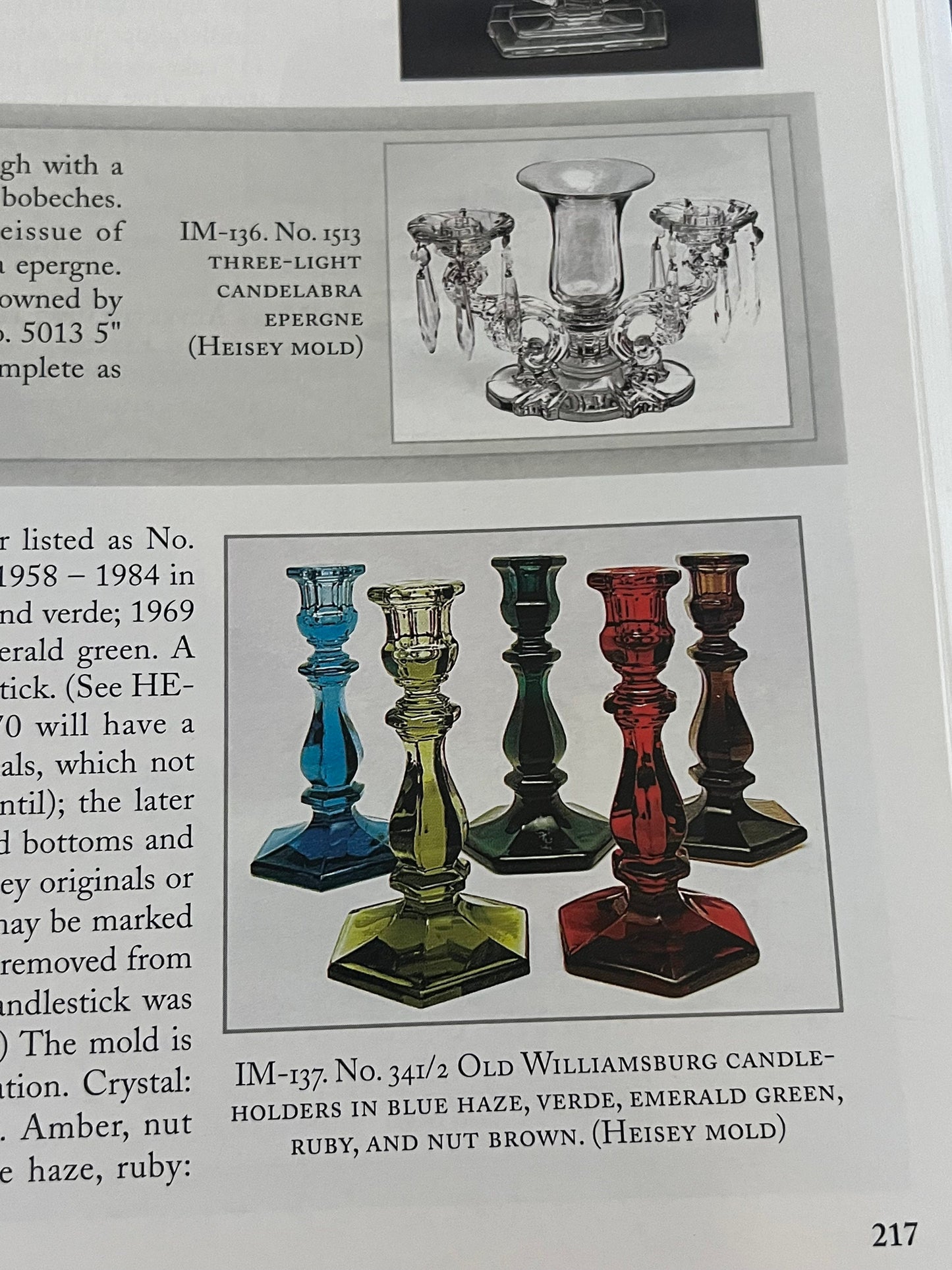 Glass Candlestick Book Volume 2: Fostoria to Jefferson, Identification & Value Guide