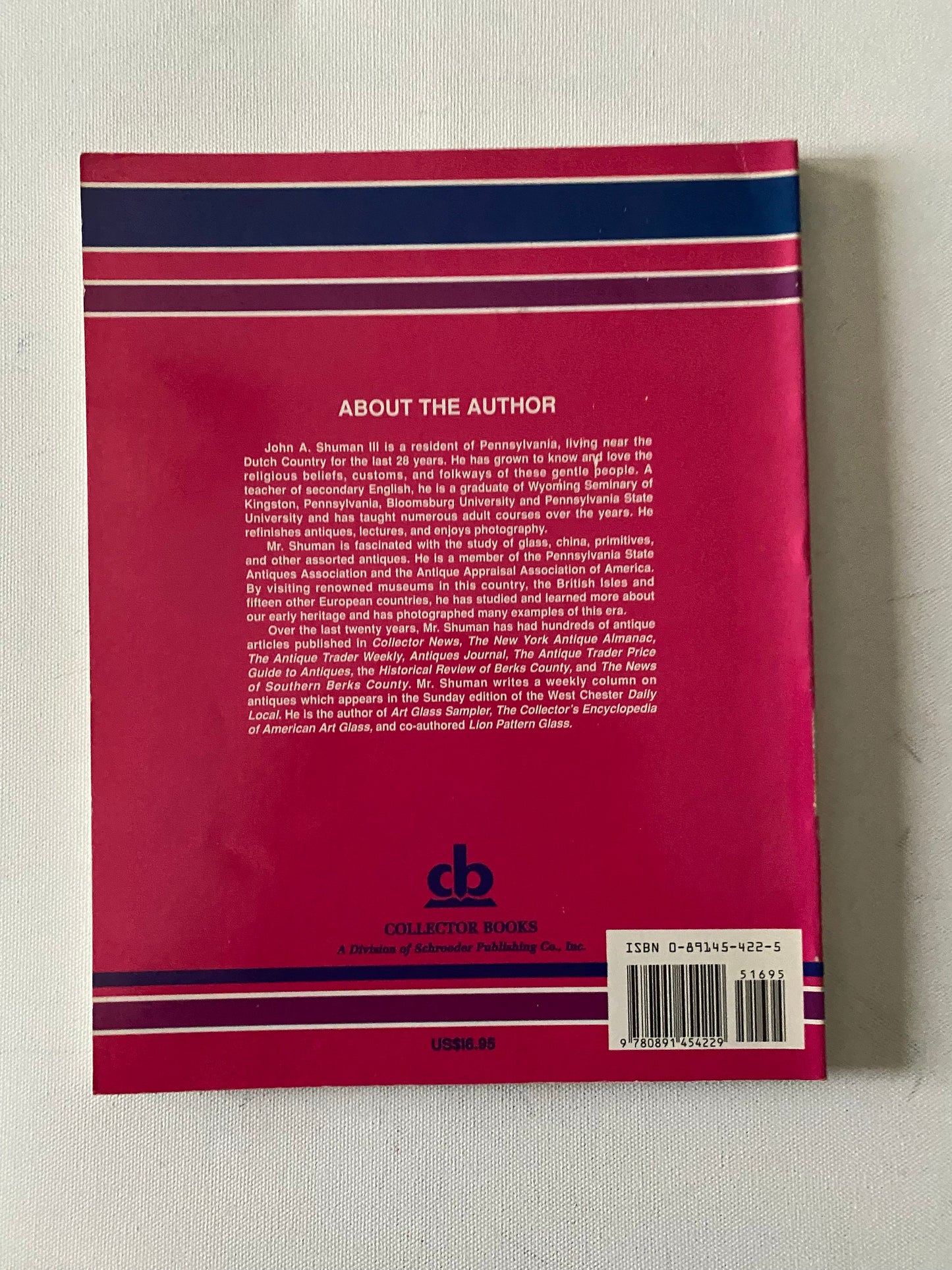 The Collector’s Encyclopedia of Gaudy Dutch & Welsh, by John A. Shuman, Lover Antiques and Vintage