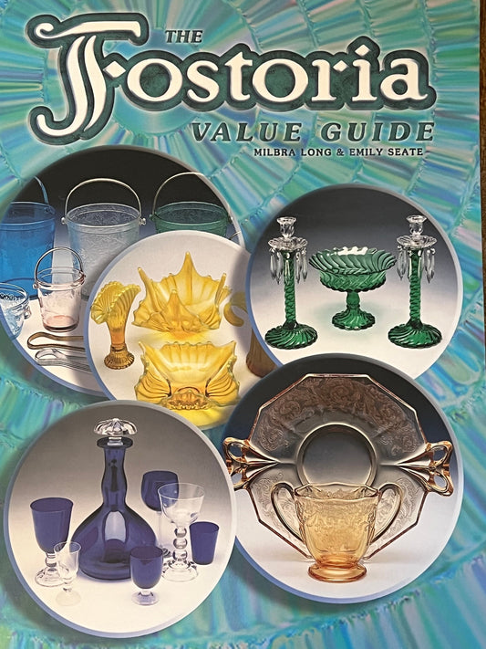 Fostoria Glass Value Guide Book, Vintage Antiques Reference
