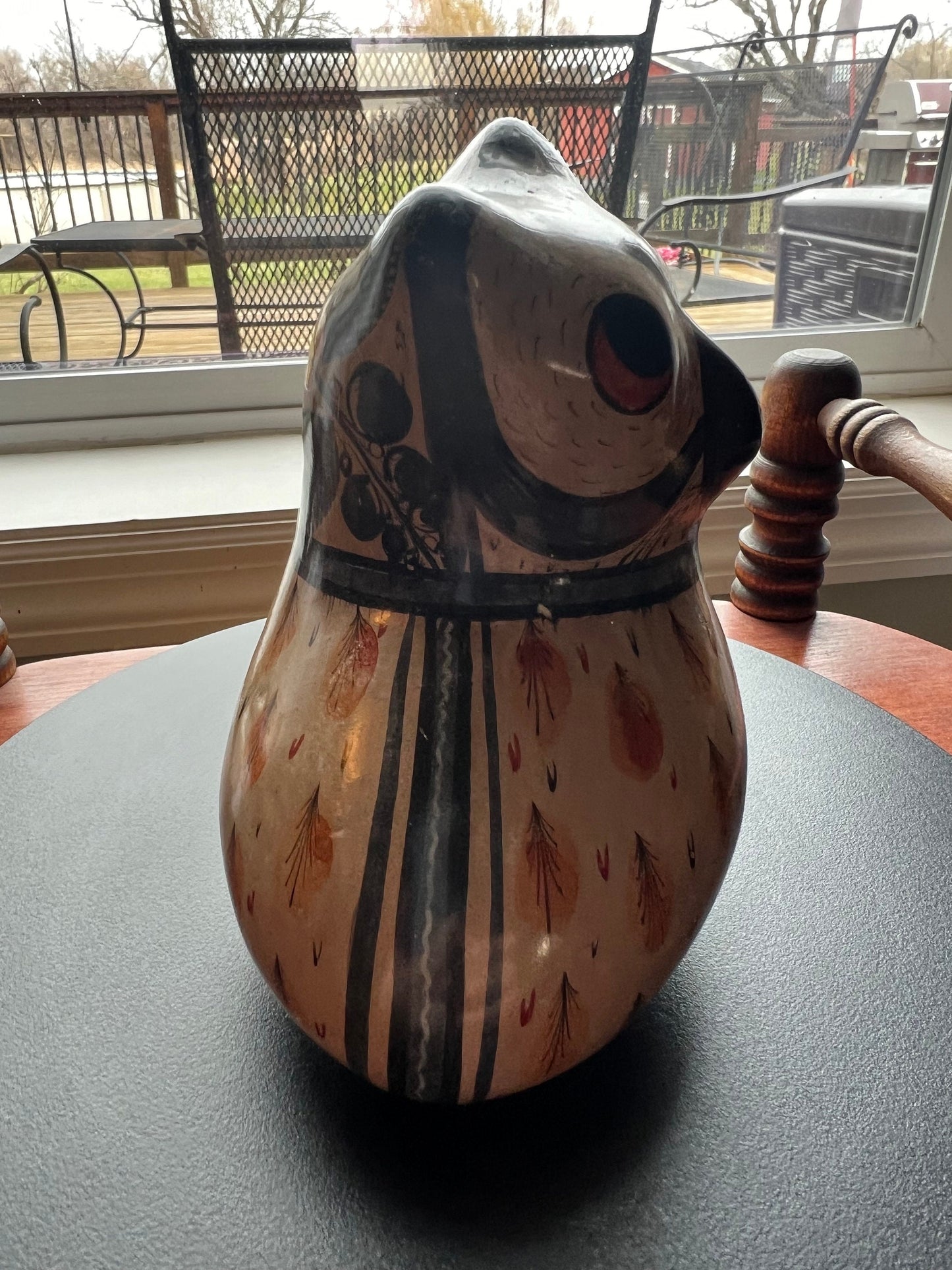 Vintage Solis Tonala Mexican Pottery Owl - Ken Edwards Style