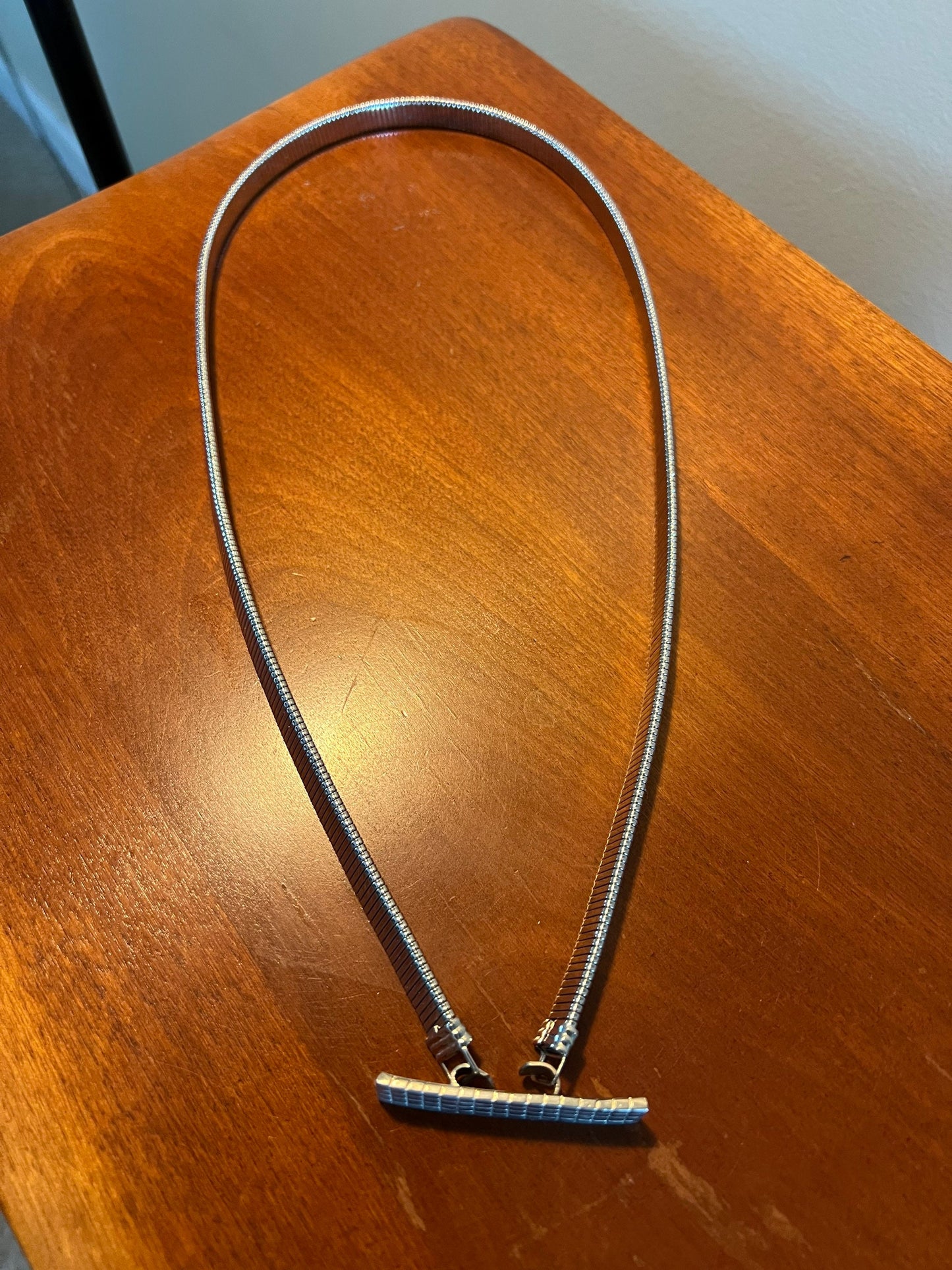 Vintage Anne Klein for Accessocraft Silver Metal Belt, Jewelry