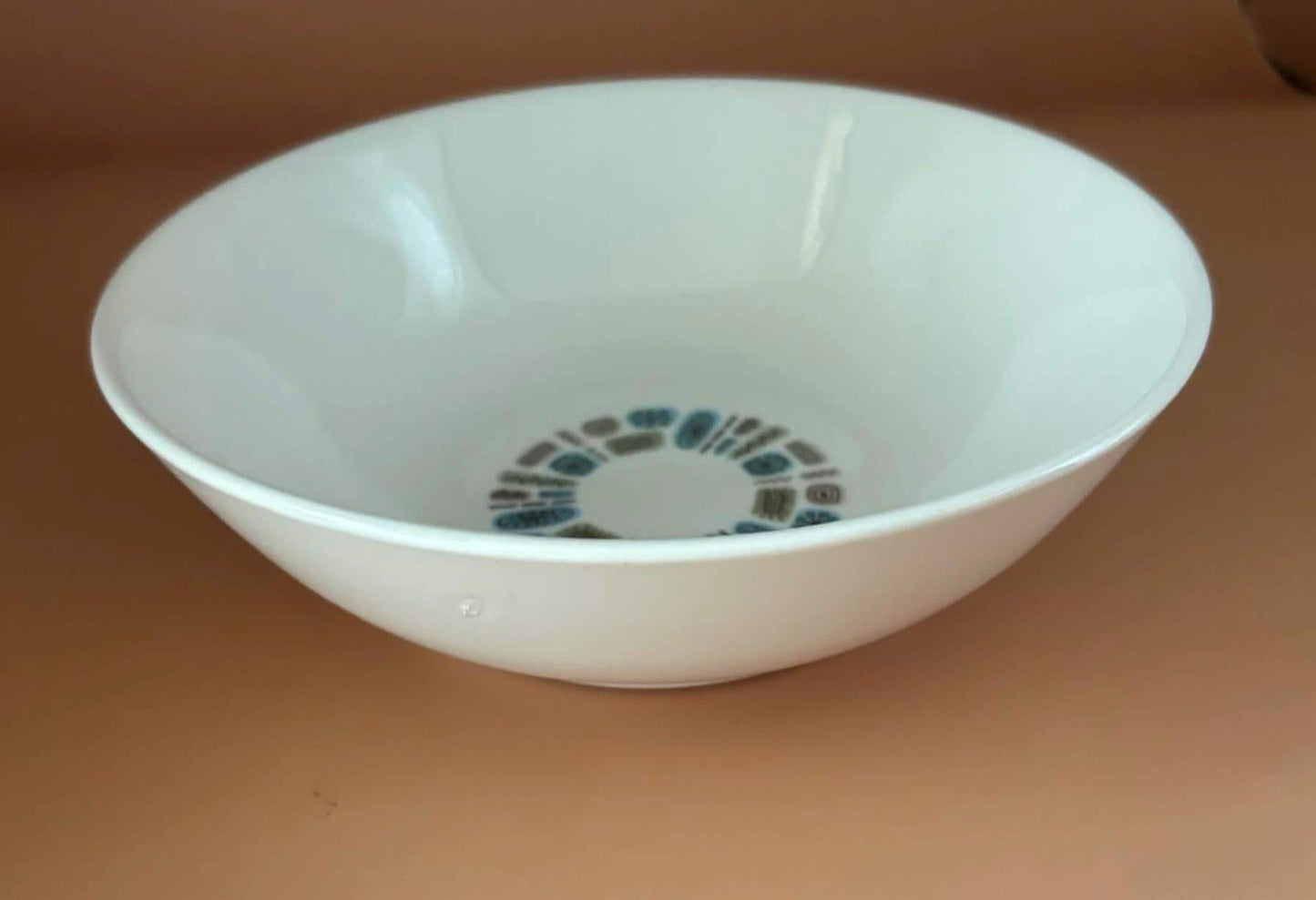 Vintage Canonsburg Pottery Dessert Dish or Bowl Temporama Design Lover Antiques and Vintage