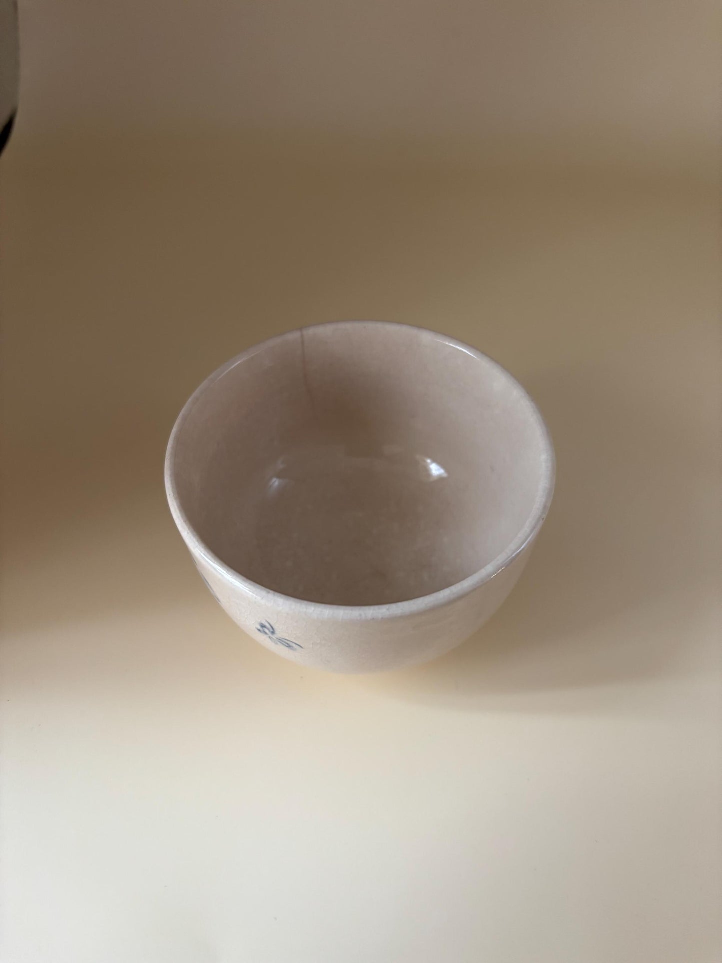 Antique Cobalt Blue Chawan Bowl, Karako Playing Boys Symbolizing Wish For Many Sons, Good Fortune