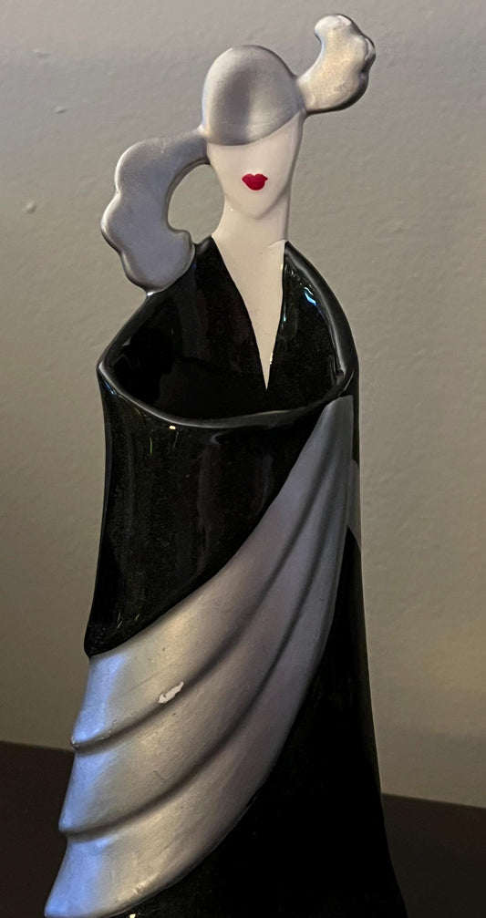 Vintage Fitz & Floyd Lady Statue Japan Lady Figurine Lover Antiques and Vintage