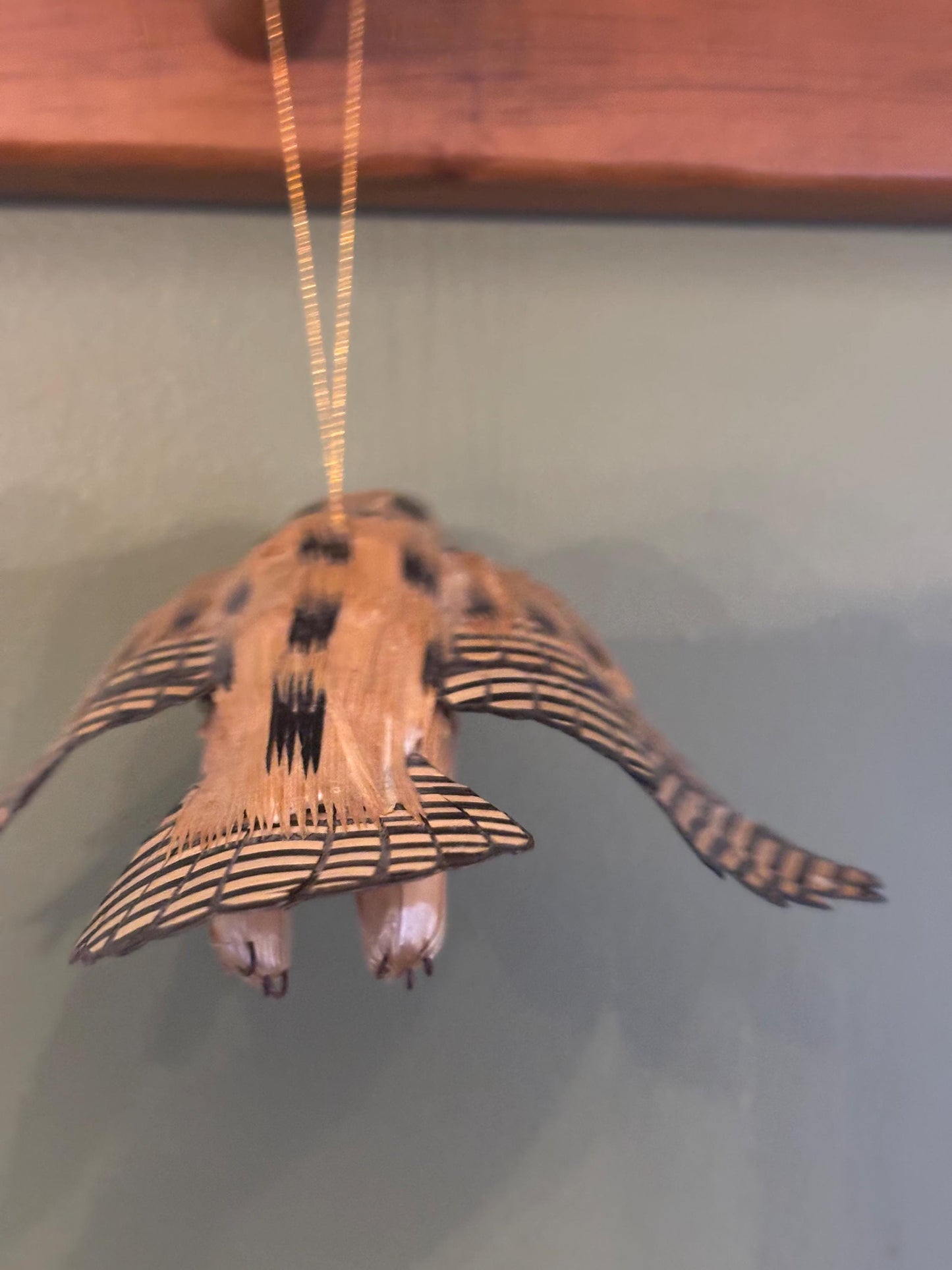 Vintage Flying Owl Copper Owl in Flight Ornament Gift For Her Lover Antiques and Vintage