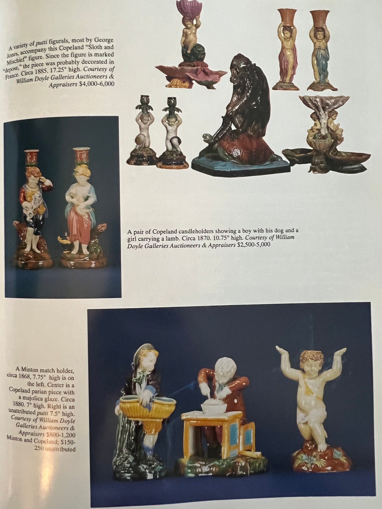 Majolica Figures Book: Identification & Value Guide, Ceramics