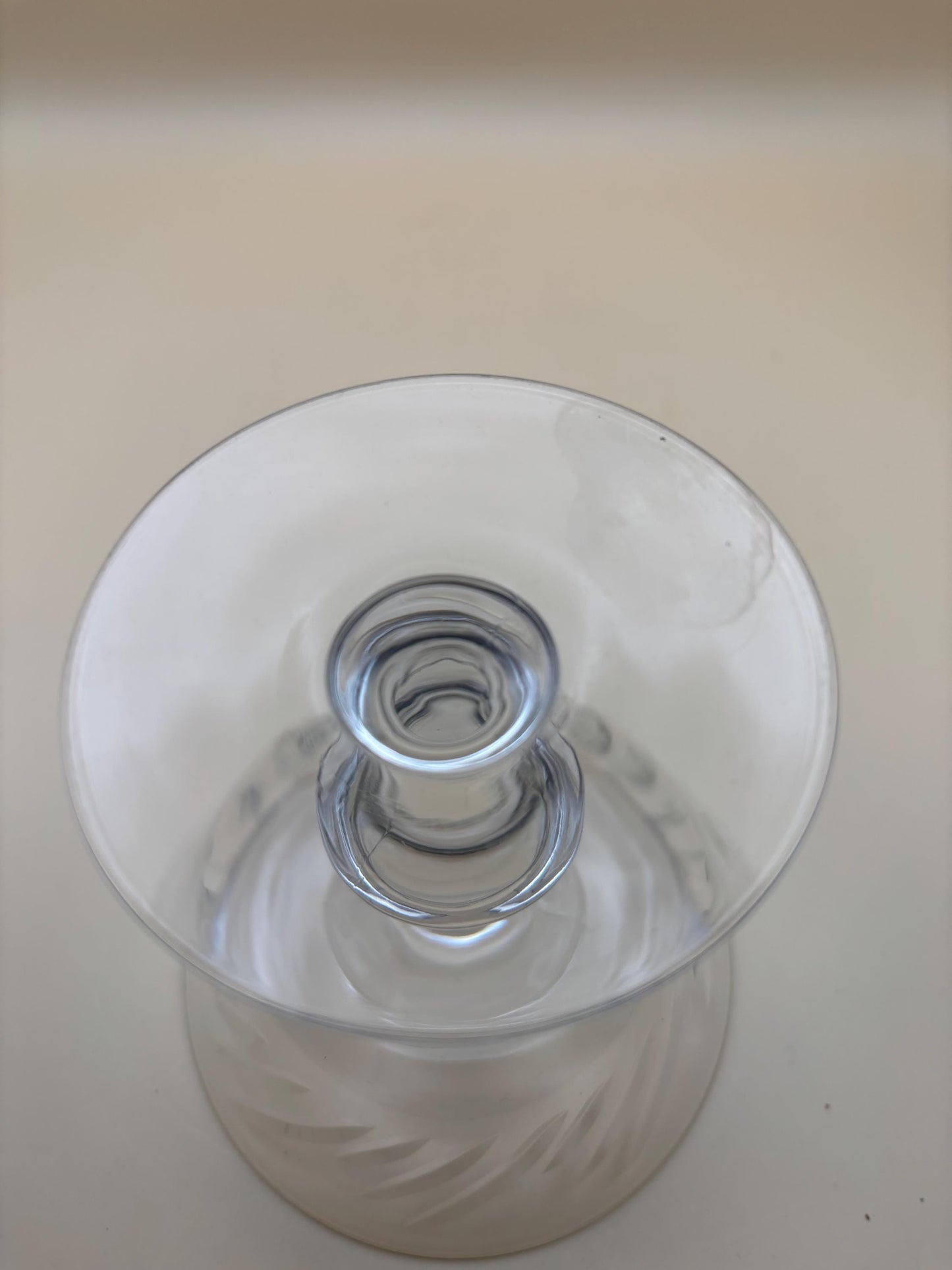 Vintage Crystal Dessert Glasses Set of 2 Lover Antiques and Vintage