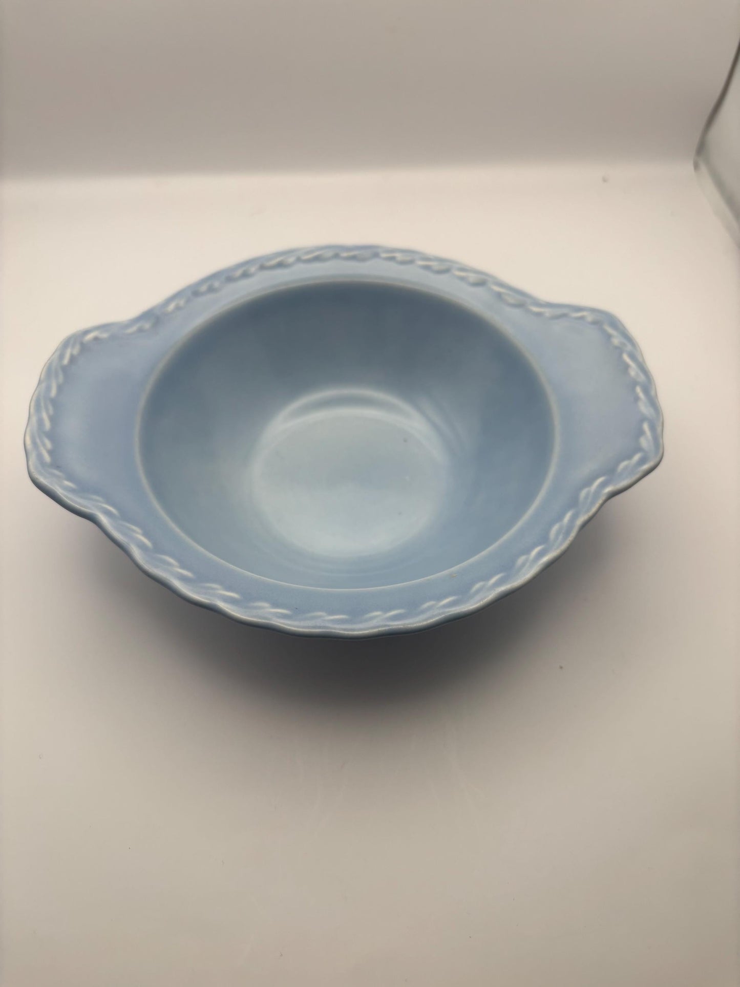 Vernon Kilns Native California Blue Bowl, Melinda Dinnerware Line, Lover Antiques and Vintage