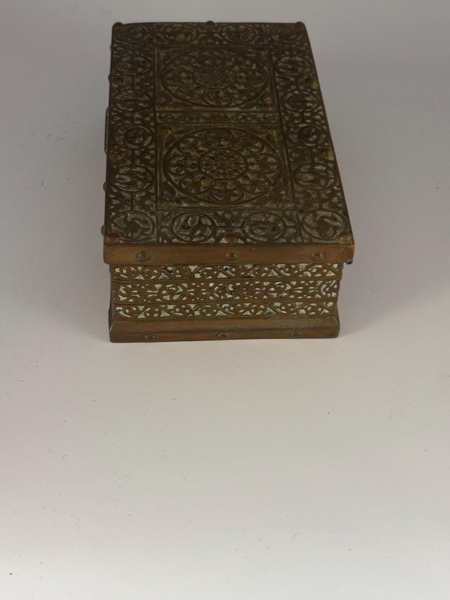 Antique Art Nouveau Bronze Jewelry Box - Erhard & Sohne